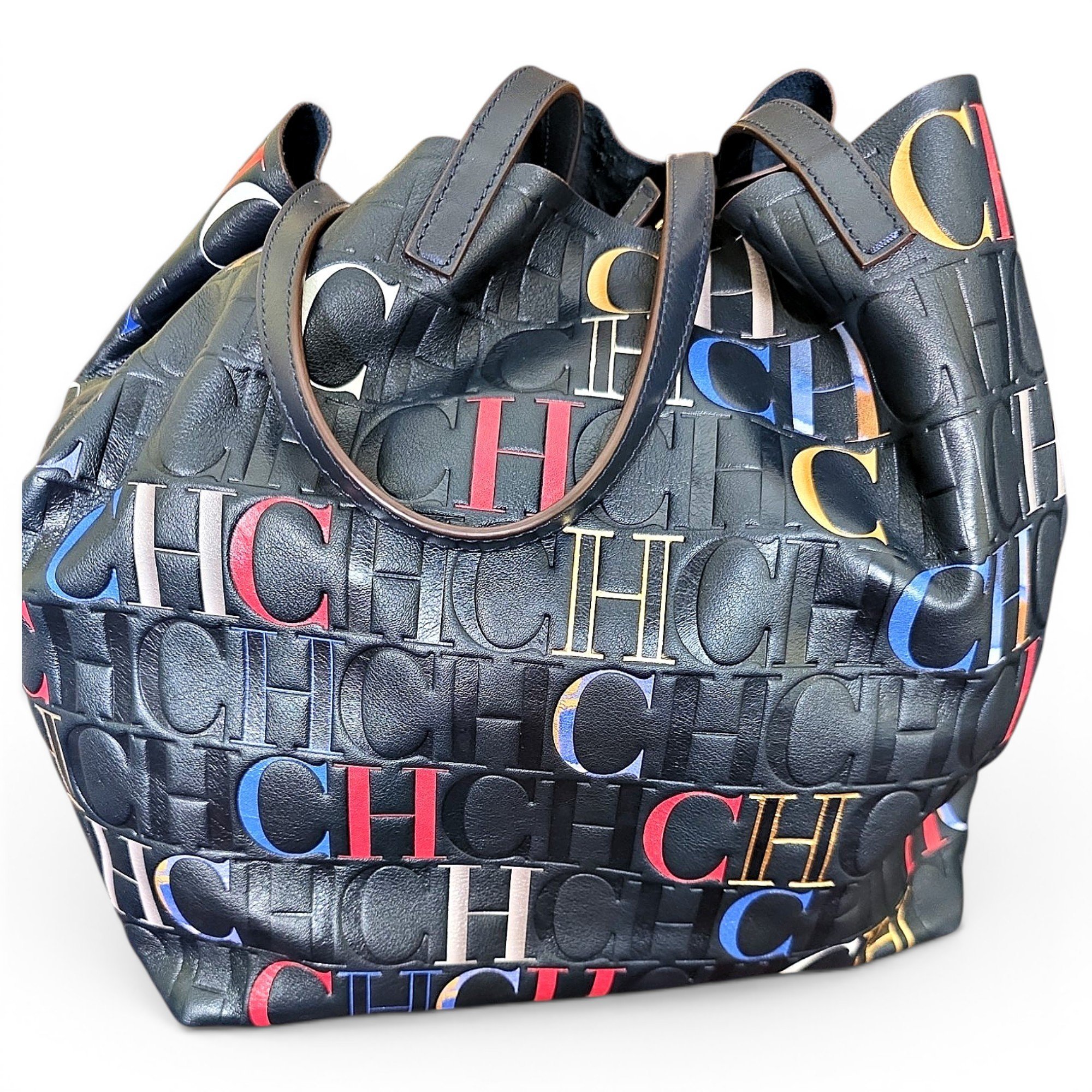 Leather tote