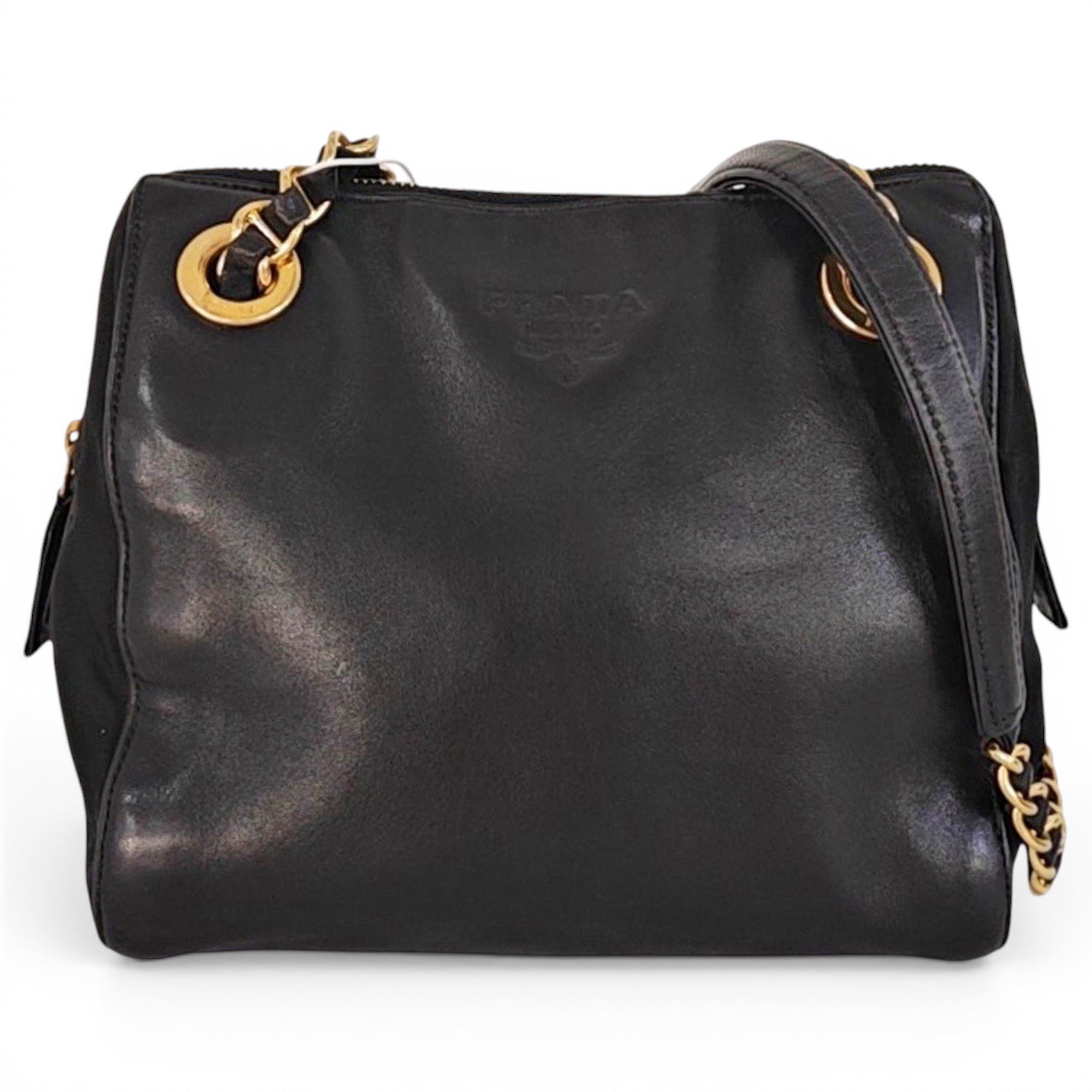 Leather handbag