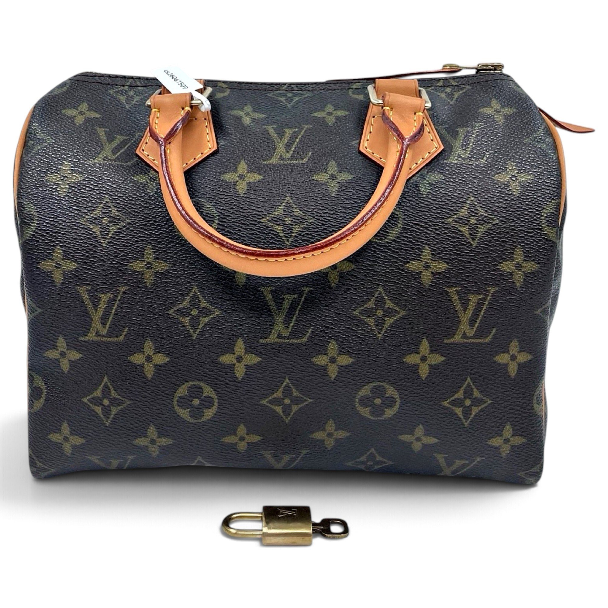 Speedy leather handbag