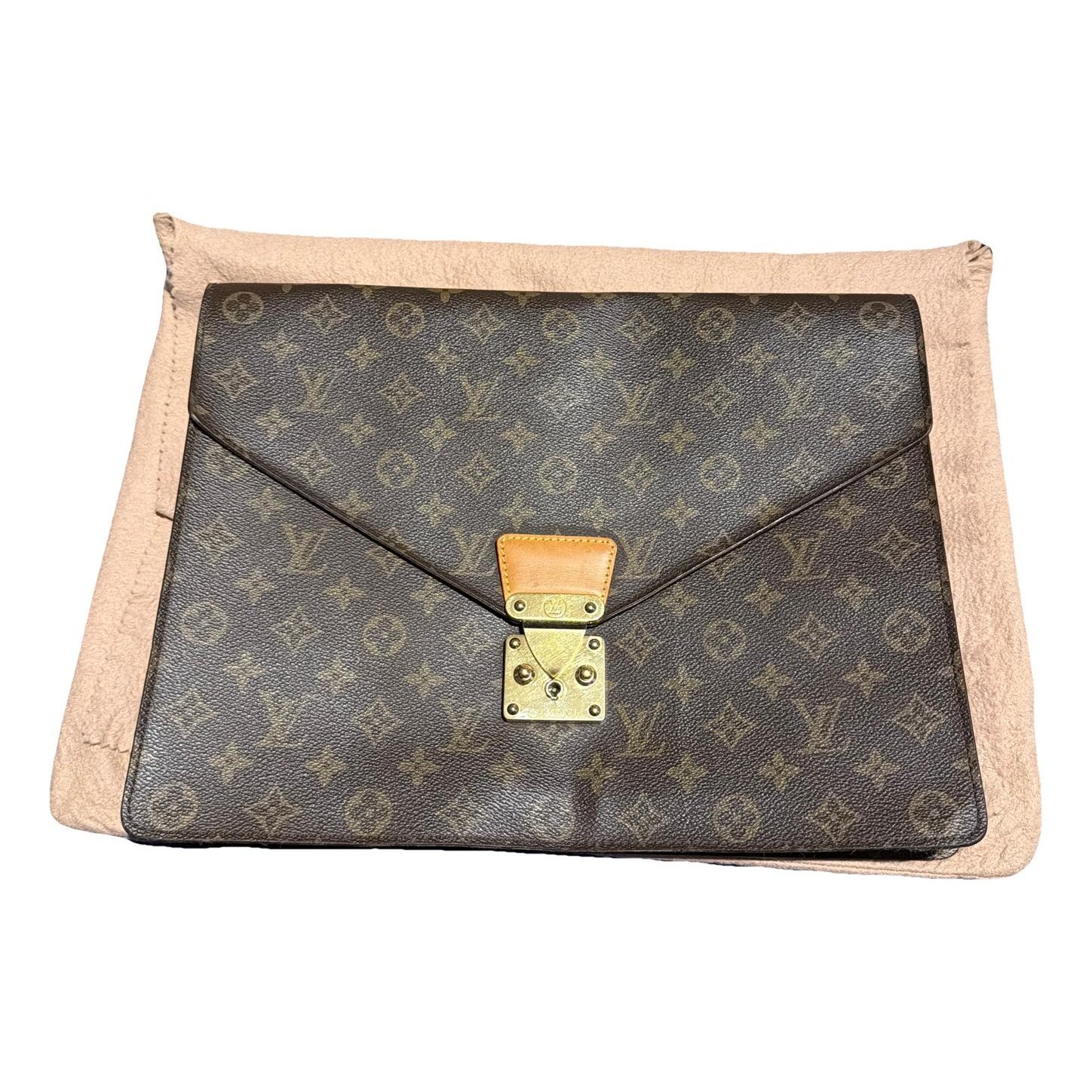 Sénateur leather clutch bag