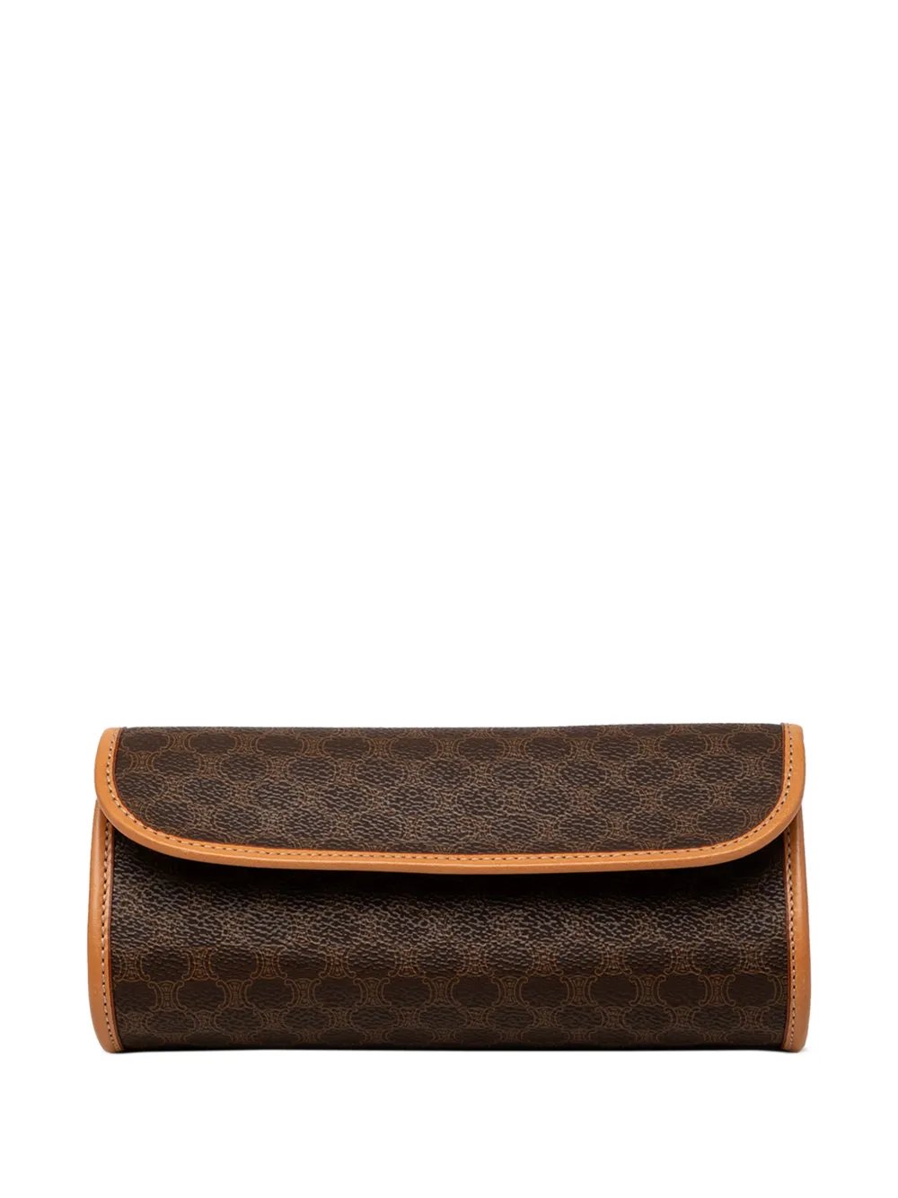 20th Century Macadam Coated Canvas clutch bag