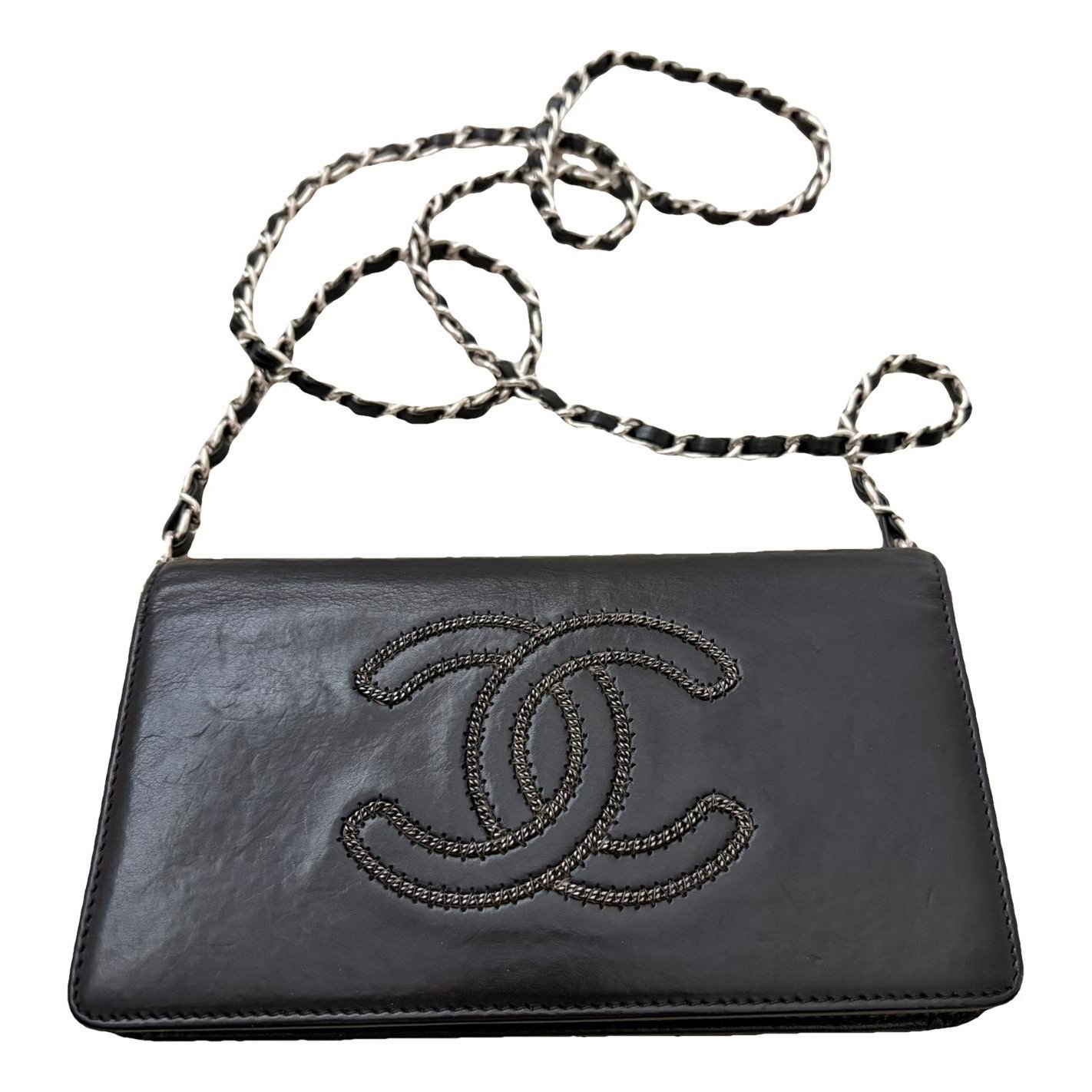Wallet On Chain Timeless/Classique leather crossbody bag