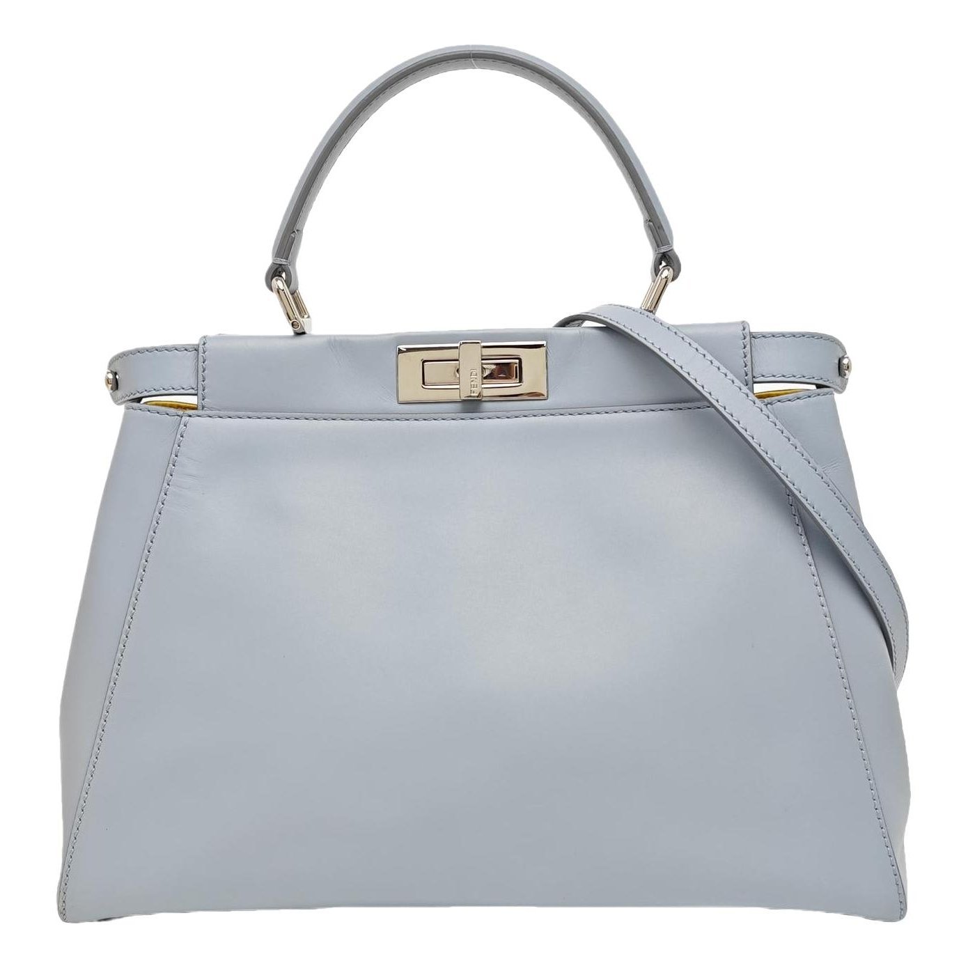 Peekaboo leather handbag