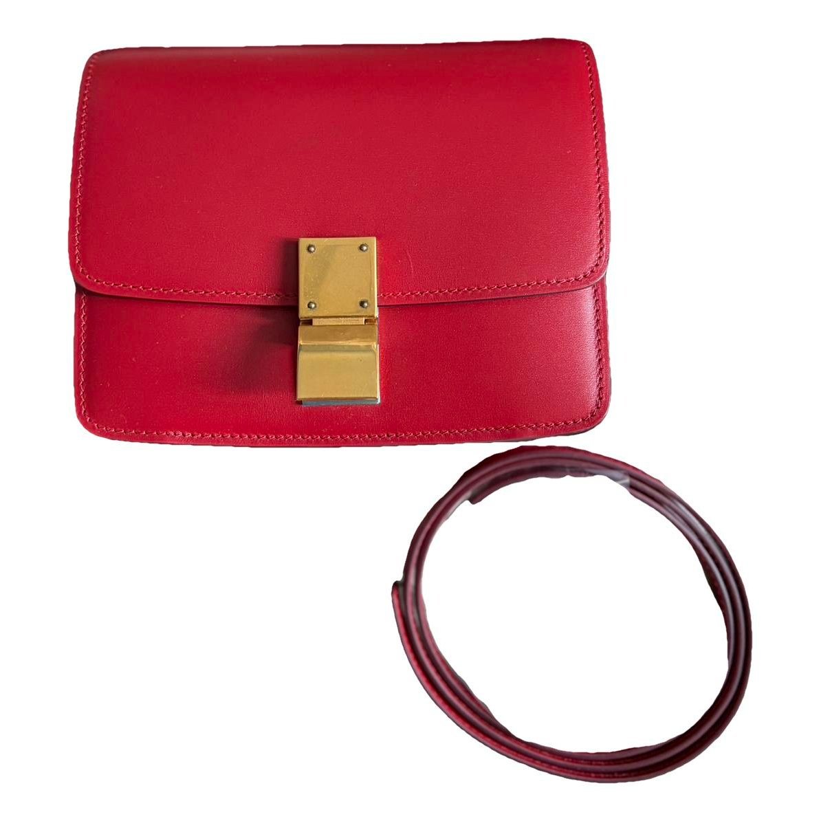 Classic leather crossbody bag
