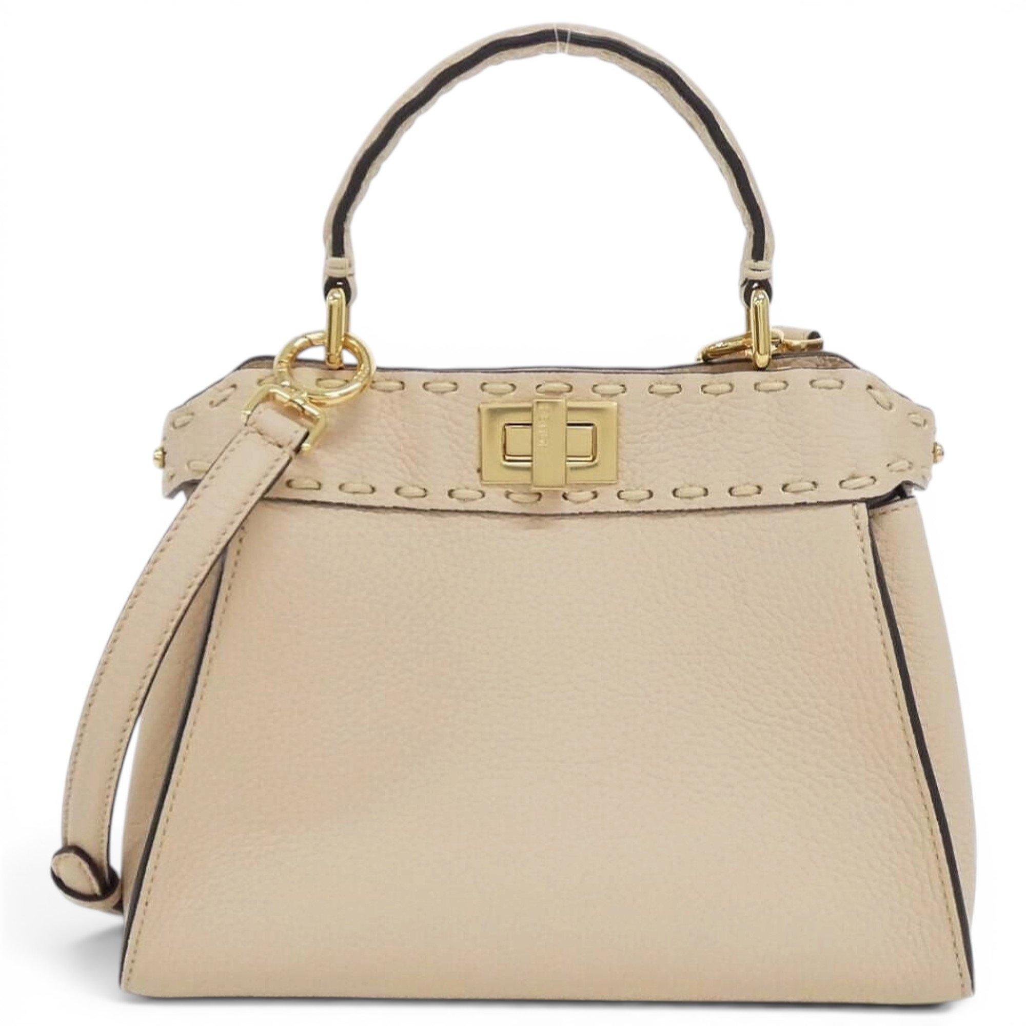 Peekaboo leather handbag