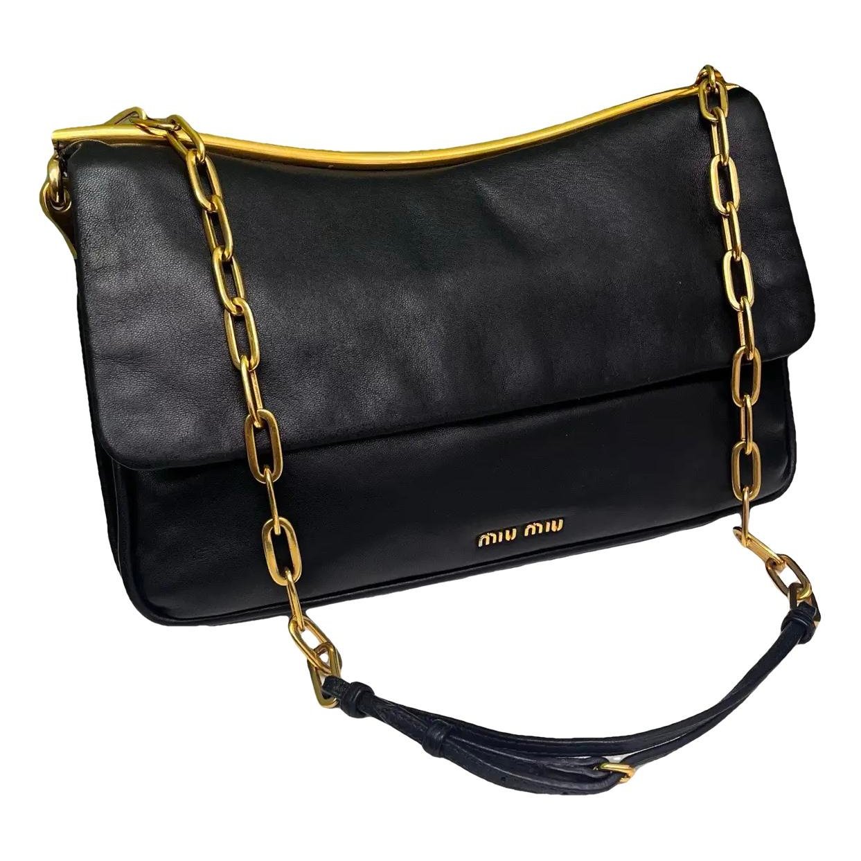 Miu Confidential leather handbag