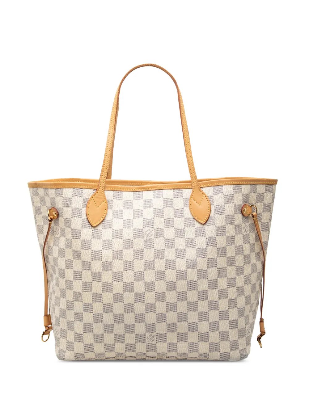 2015 Damier Azur Neverfull MM tote bag