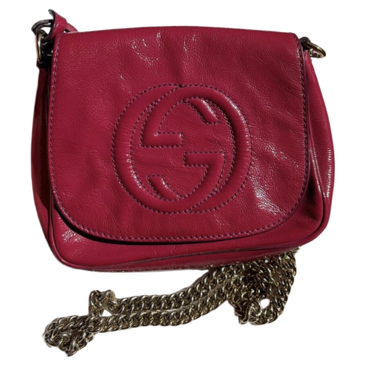 Soho Chain patent leather crossbody bag