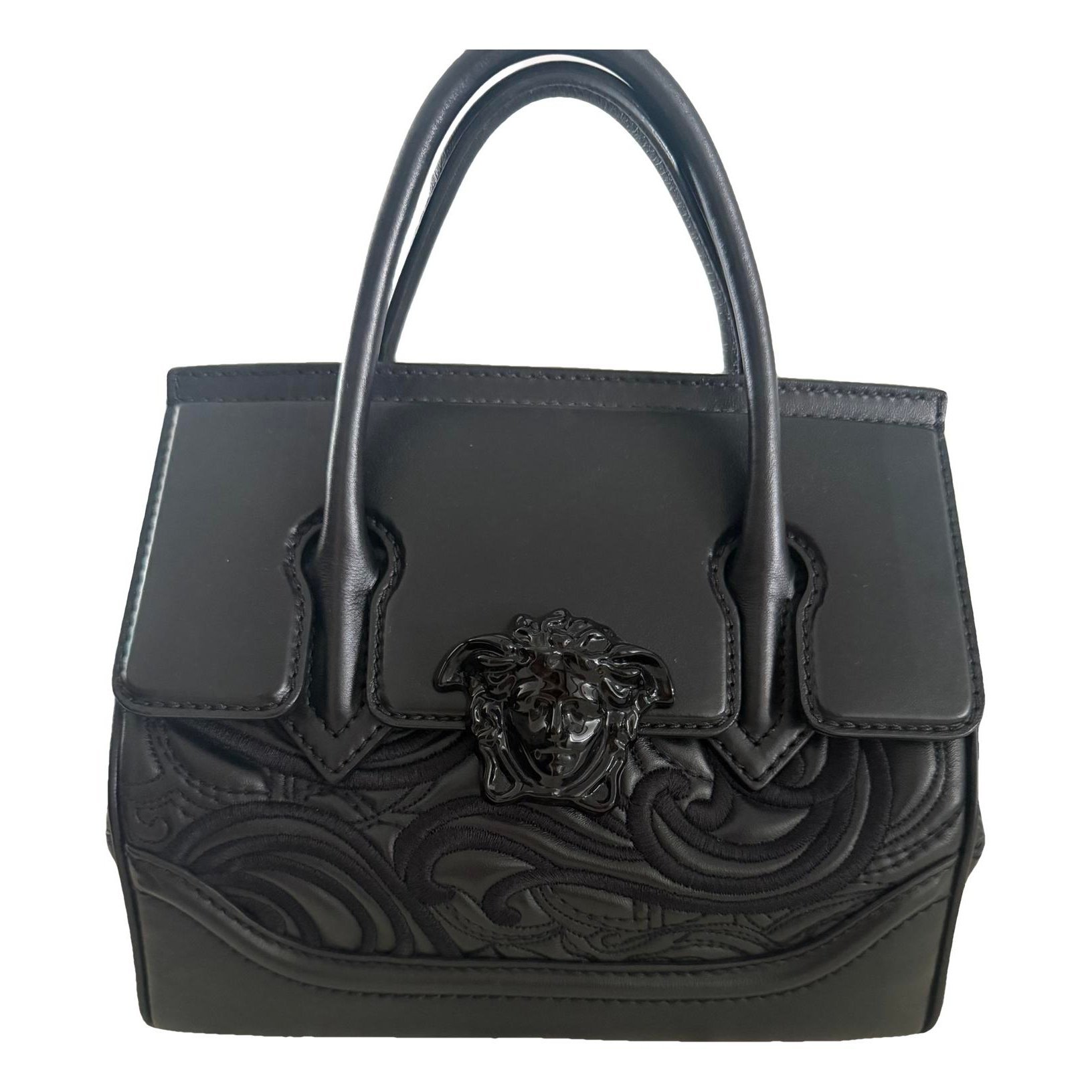 Palazzo Empire leather handbag