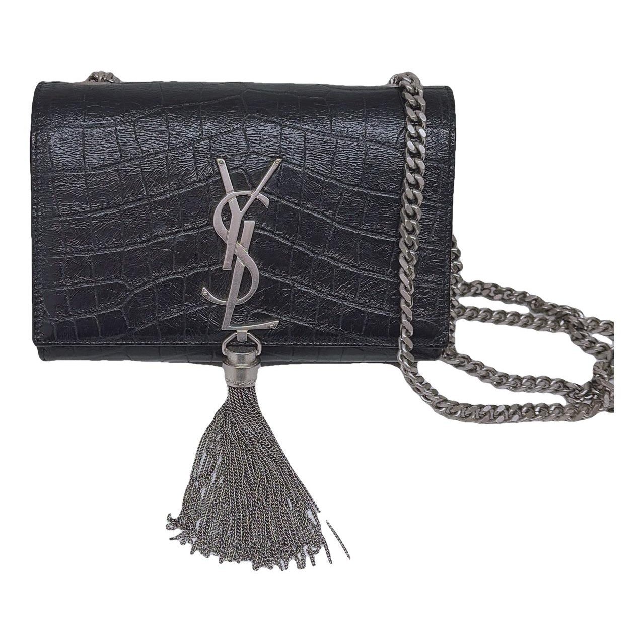 Pompom Kate leather handbag