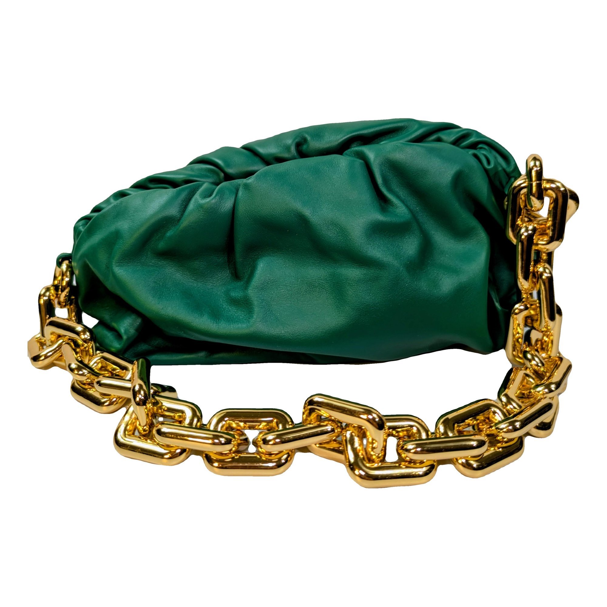 Chain Pouch leather handbag