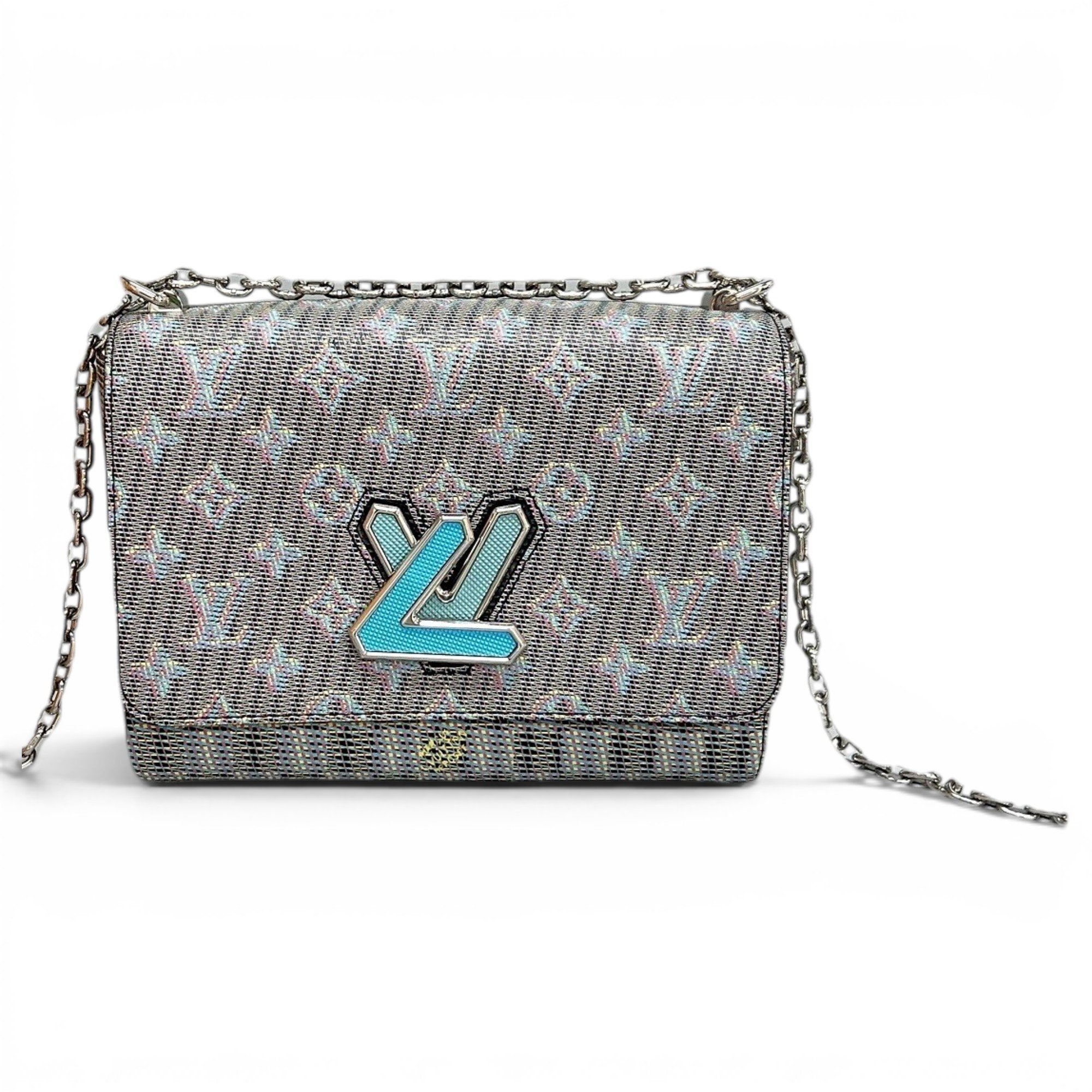 Twist leather handbag