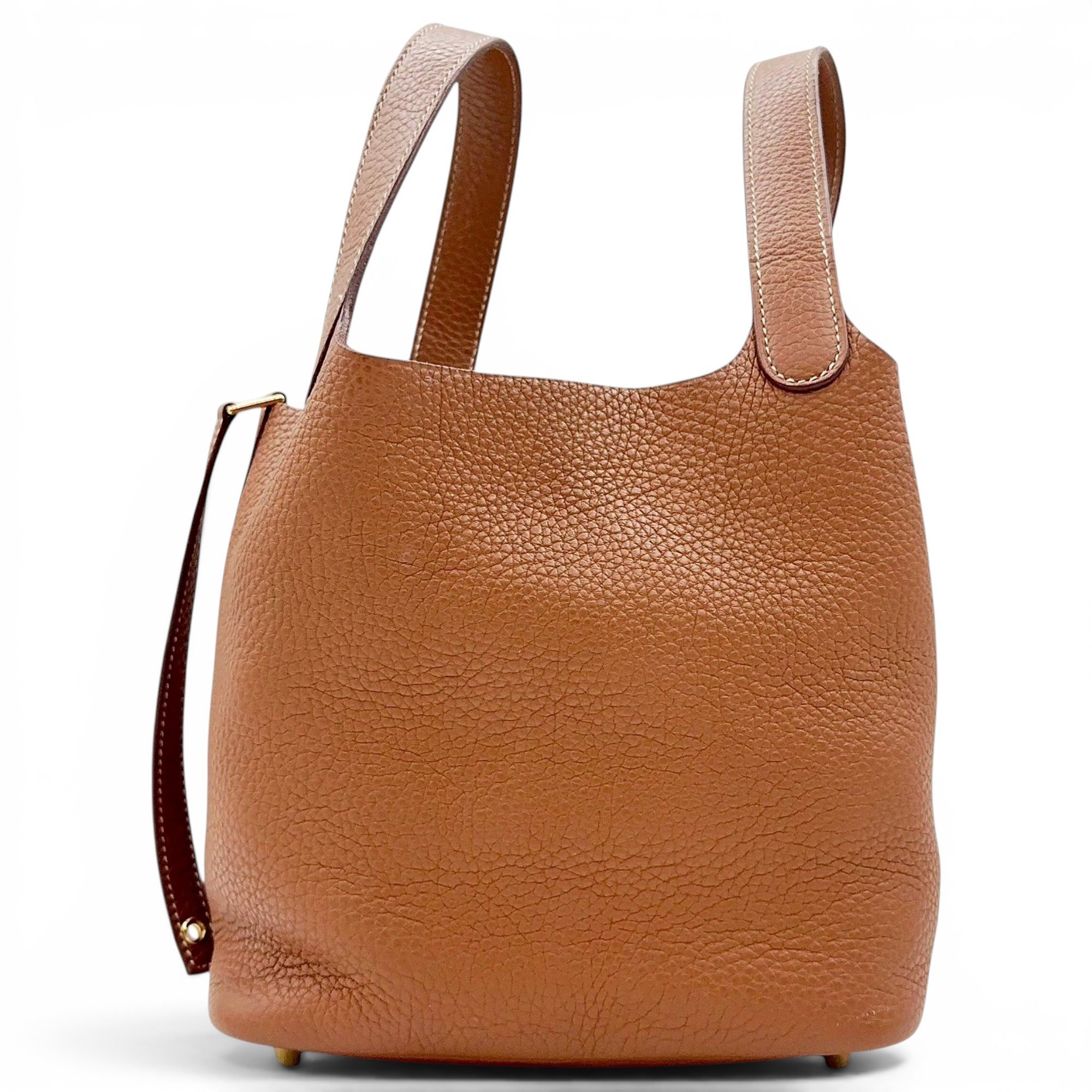 Picotin leather handbag