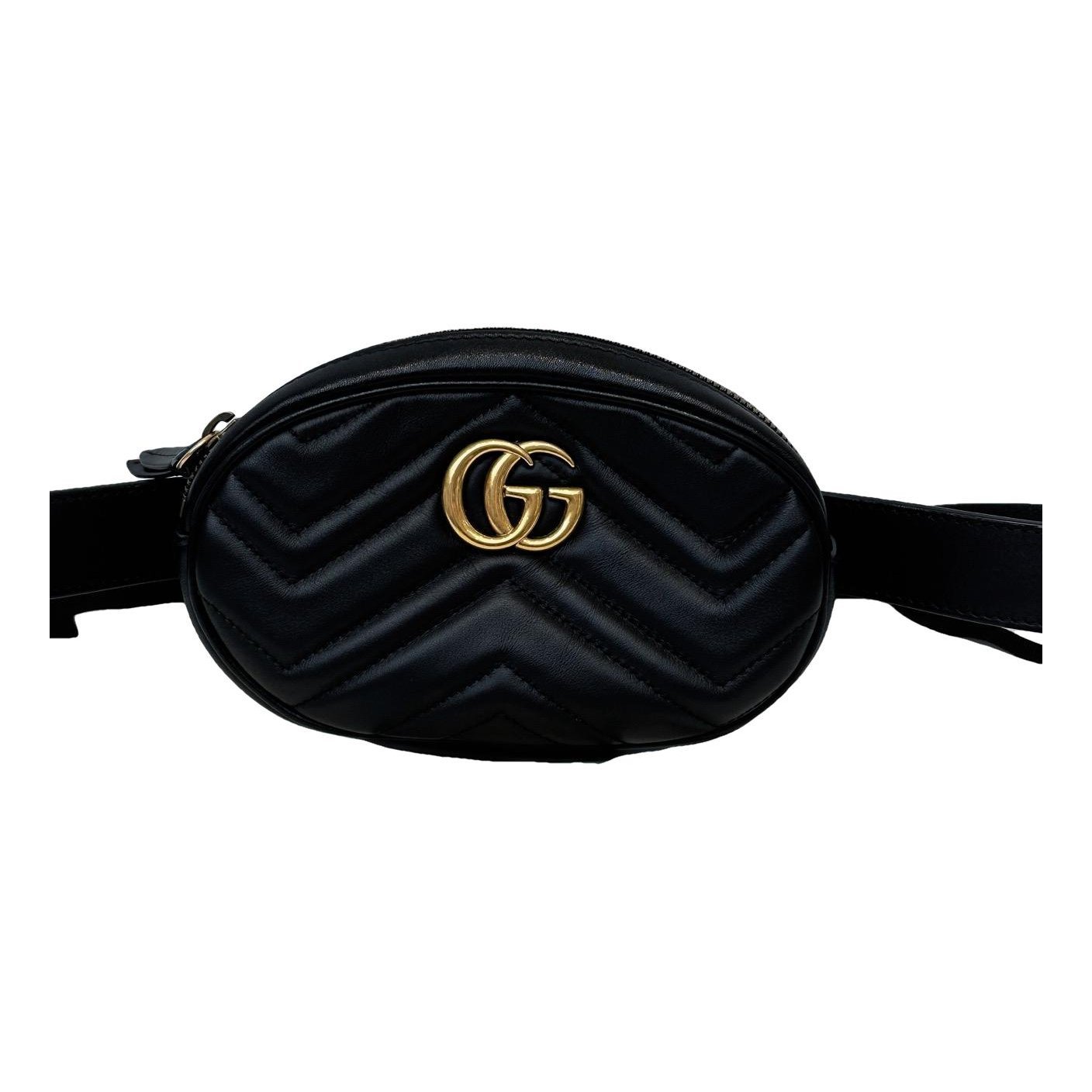 GG Marmont Oval leather handbag