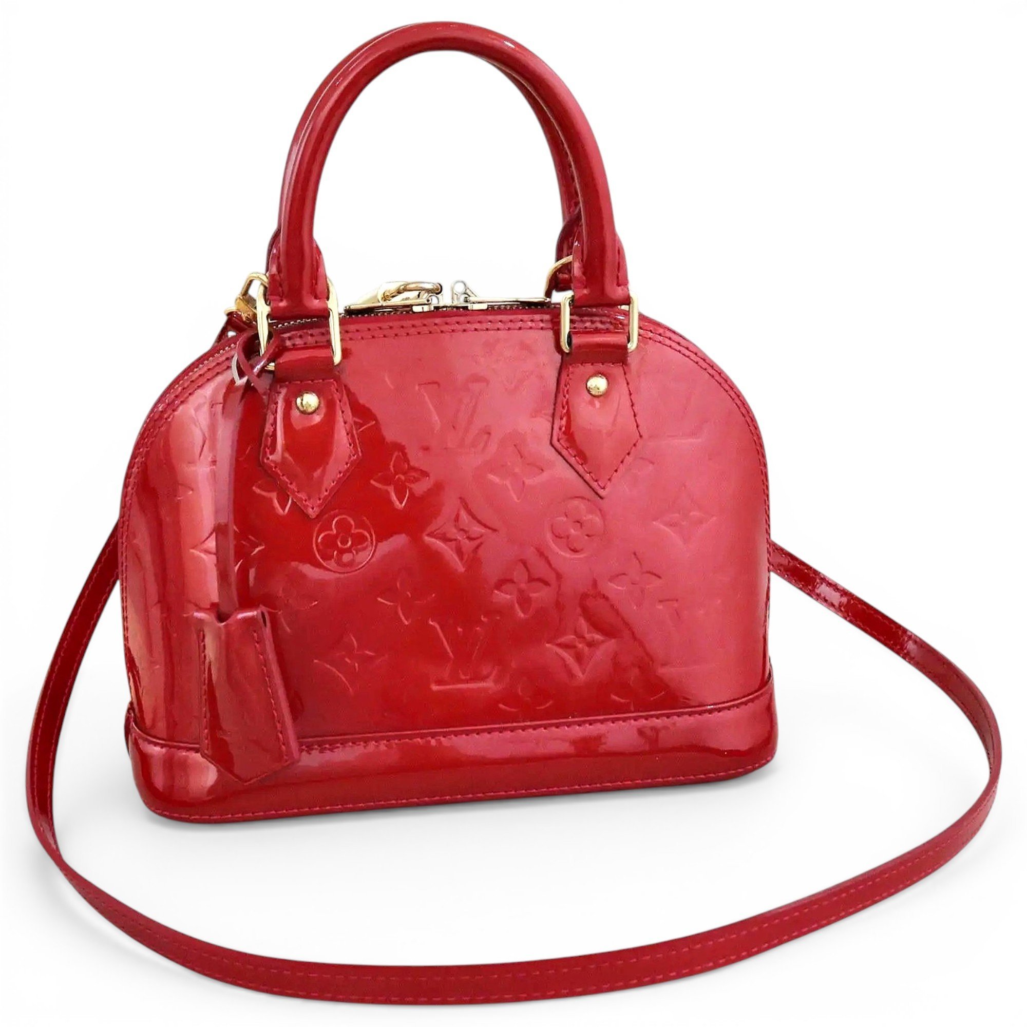 Alma BB patent leather handbag