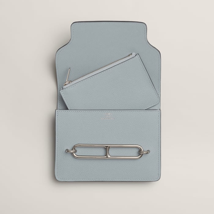 Bleu Glacier Roulis Slim Wallet