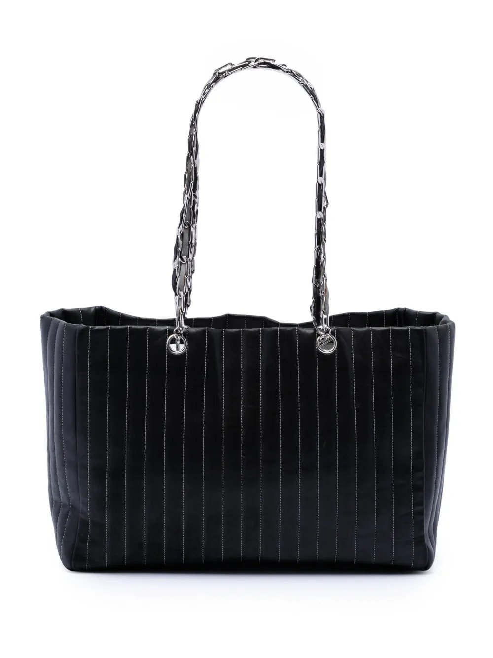 2005-2006 Large Lambskin Vertical Quilted Mademoiselle tote bag