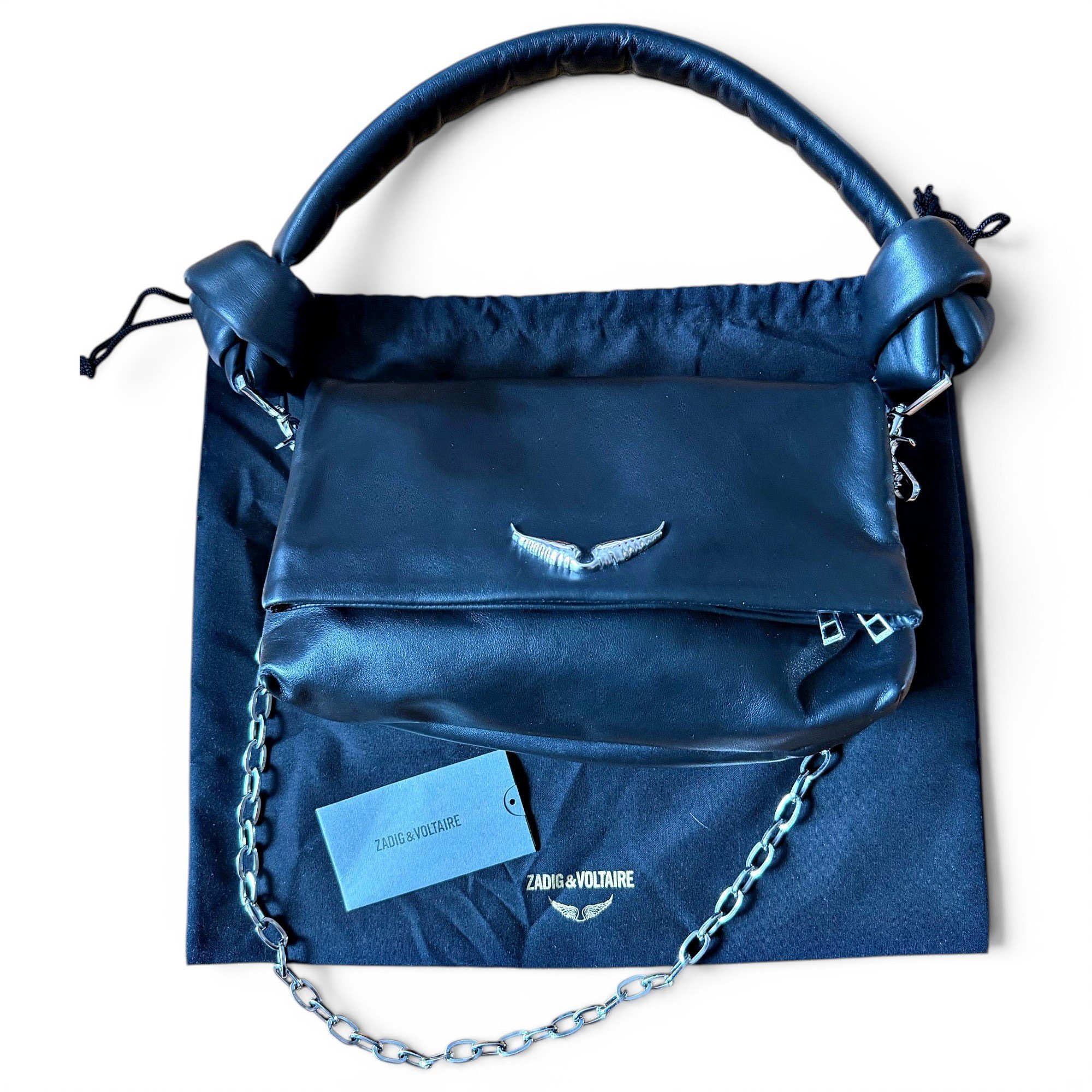 Rock leather handbag