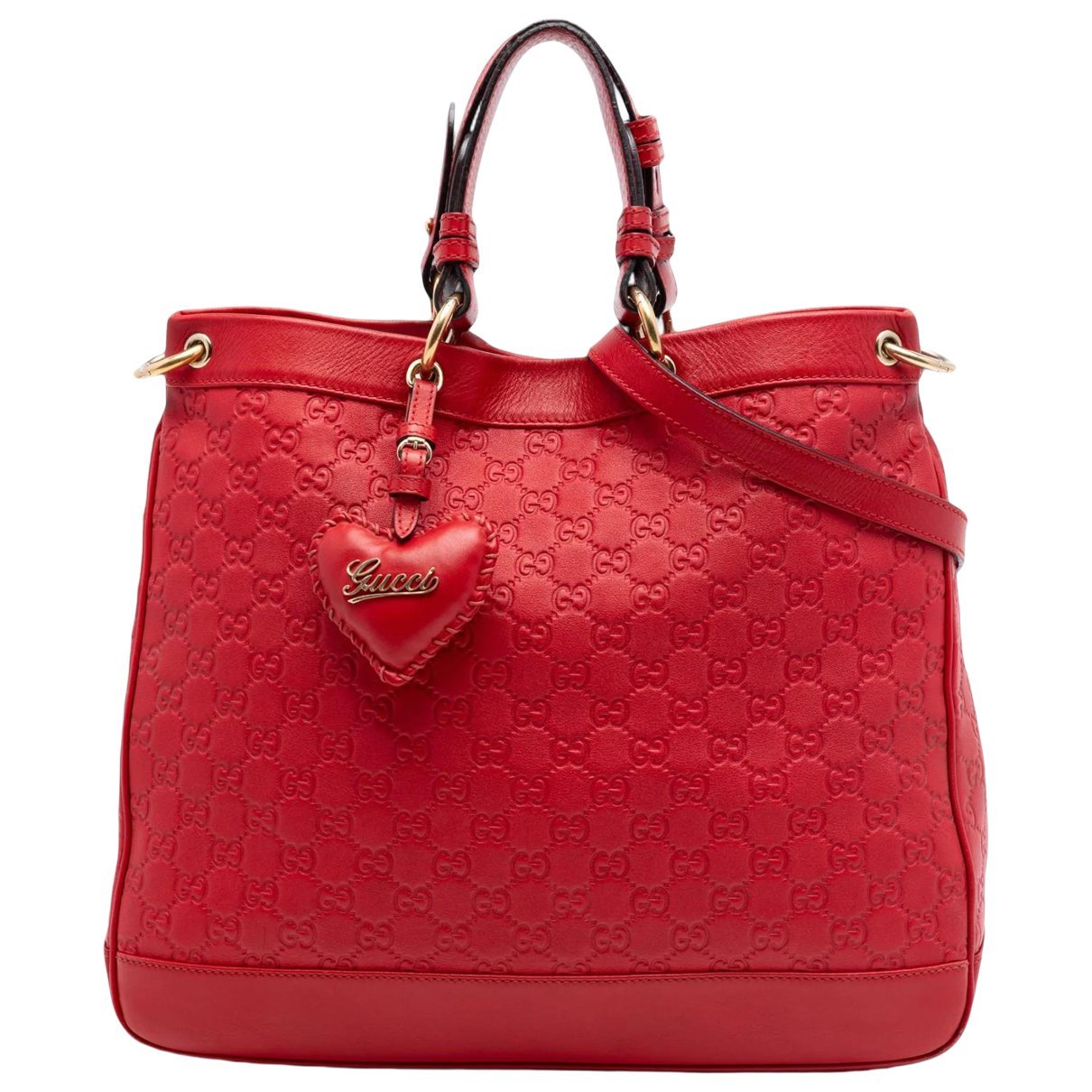 Gucci B leather satchel