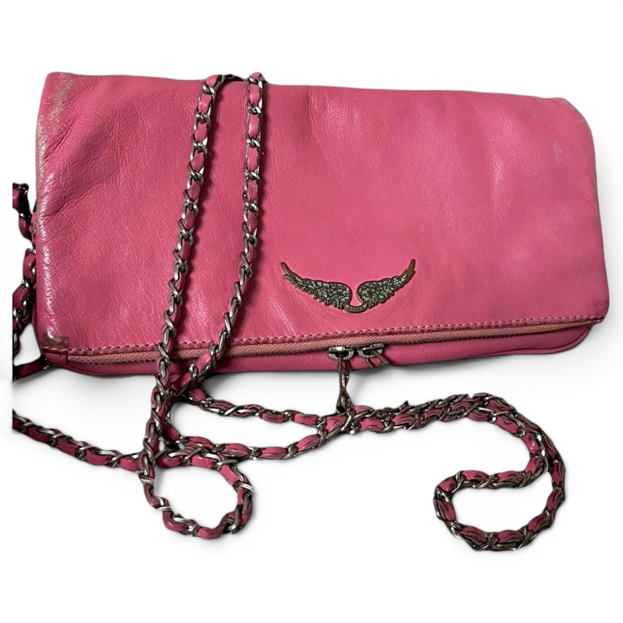 Rock leather crossbody bag