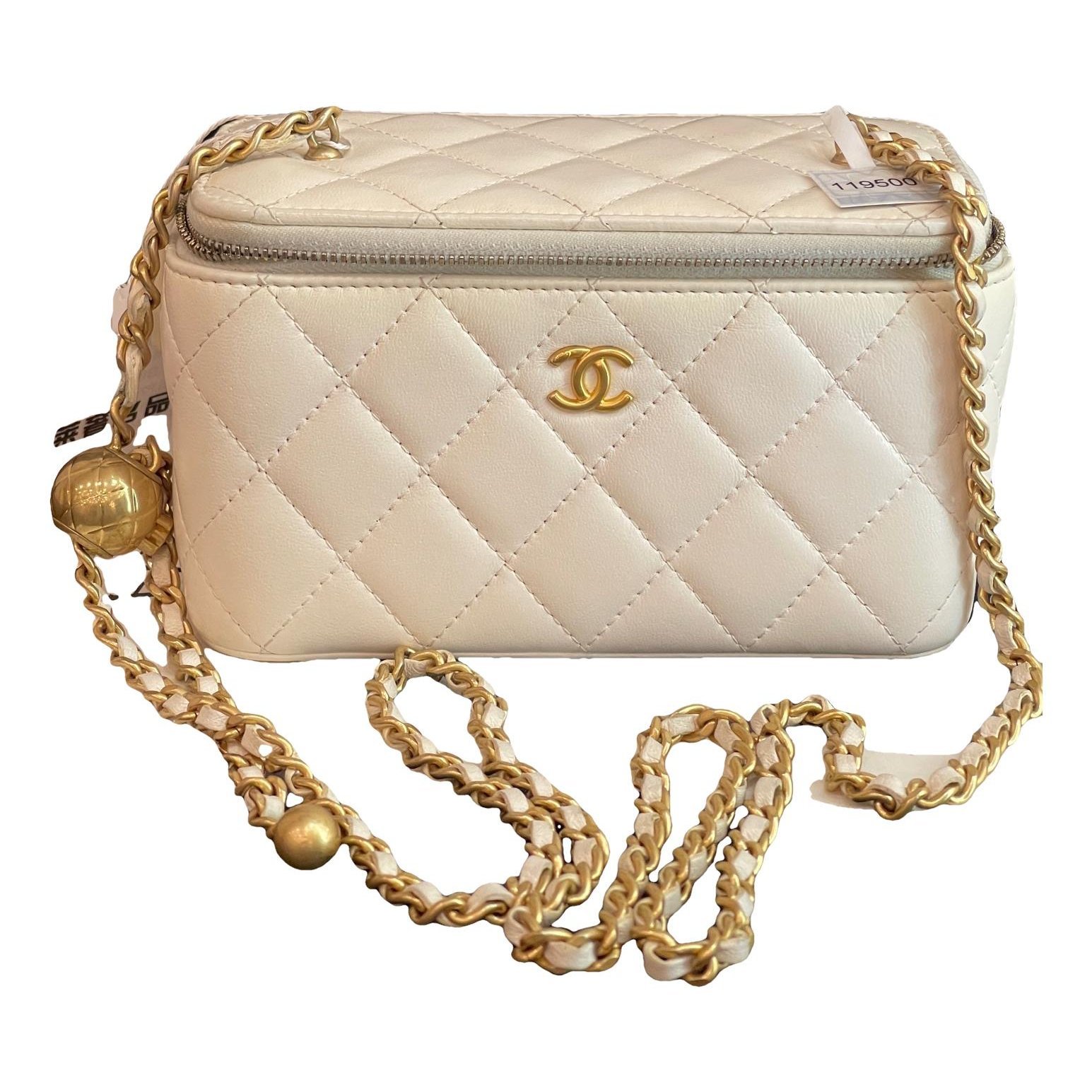 Trendy CC Vanity leather handbag