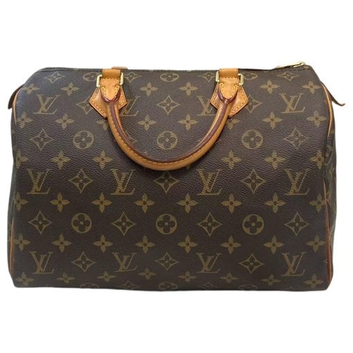 Speedy leather handbag
