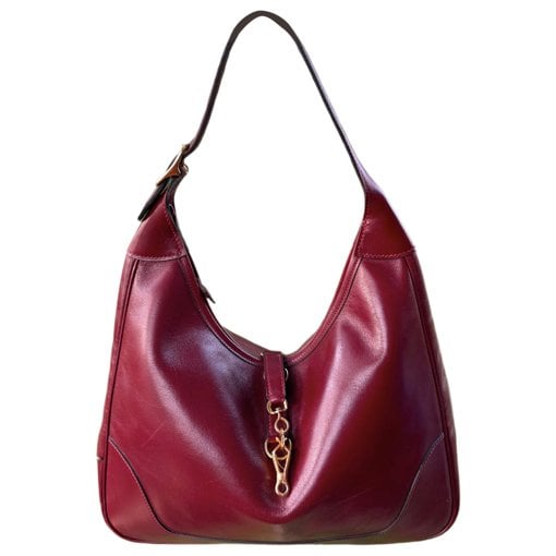 Trim leather handbag