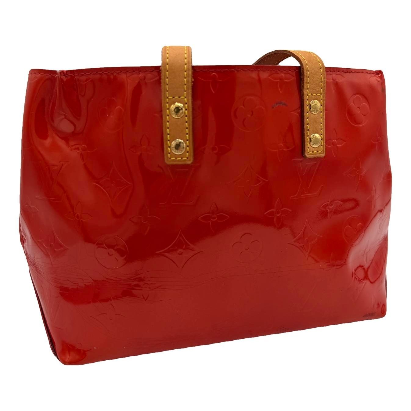 Reade patent leather bag