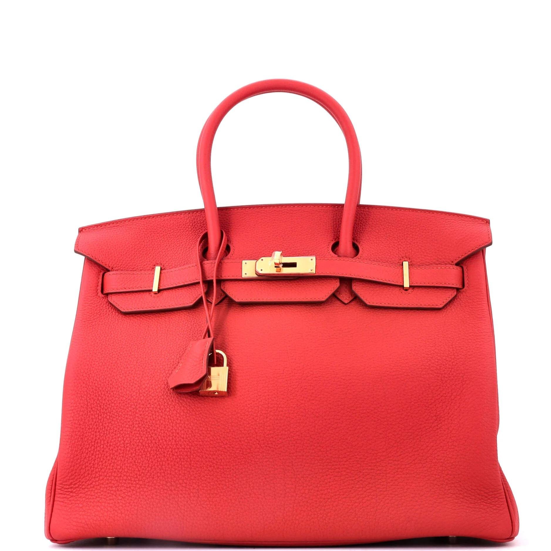 Birkin 35 leather tote