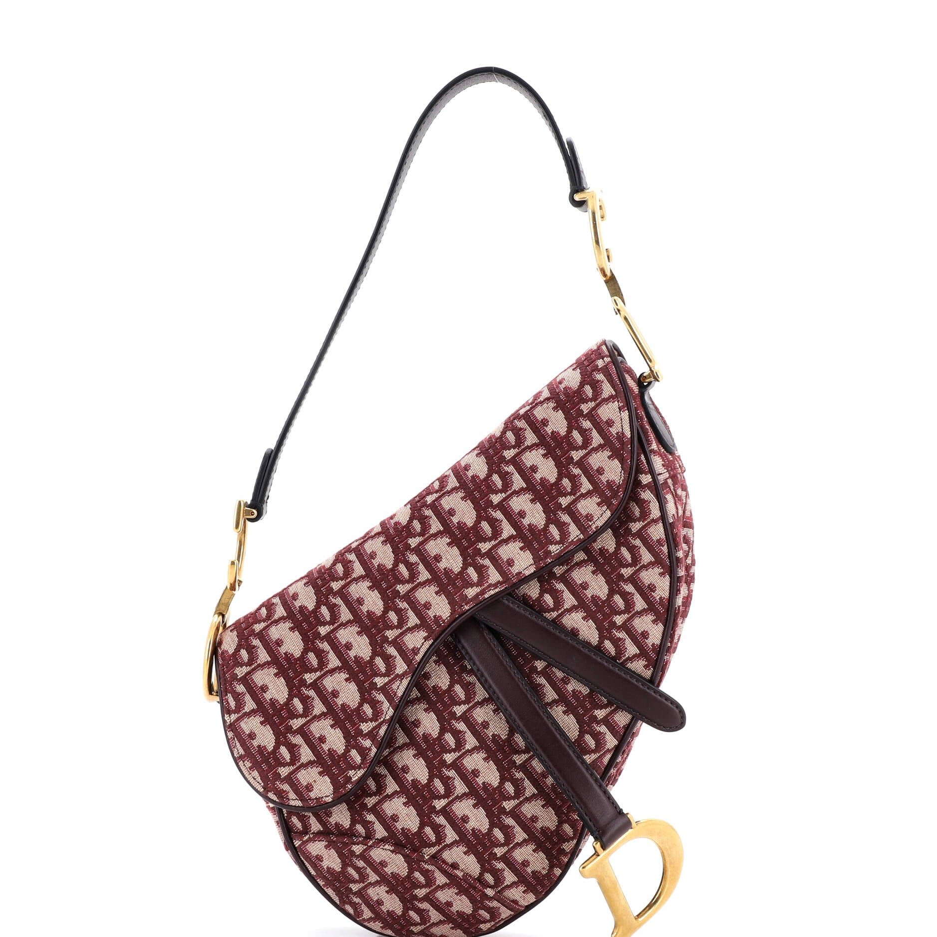 Dior Saddle Handbag Oblique Canvas Medium