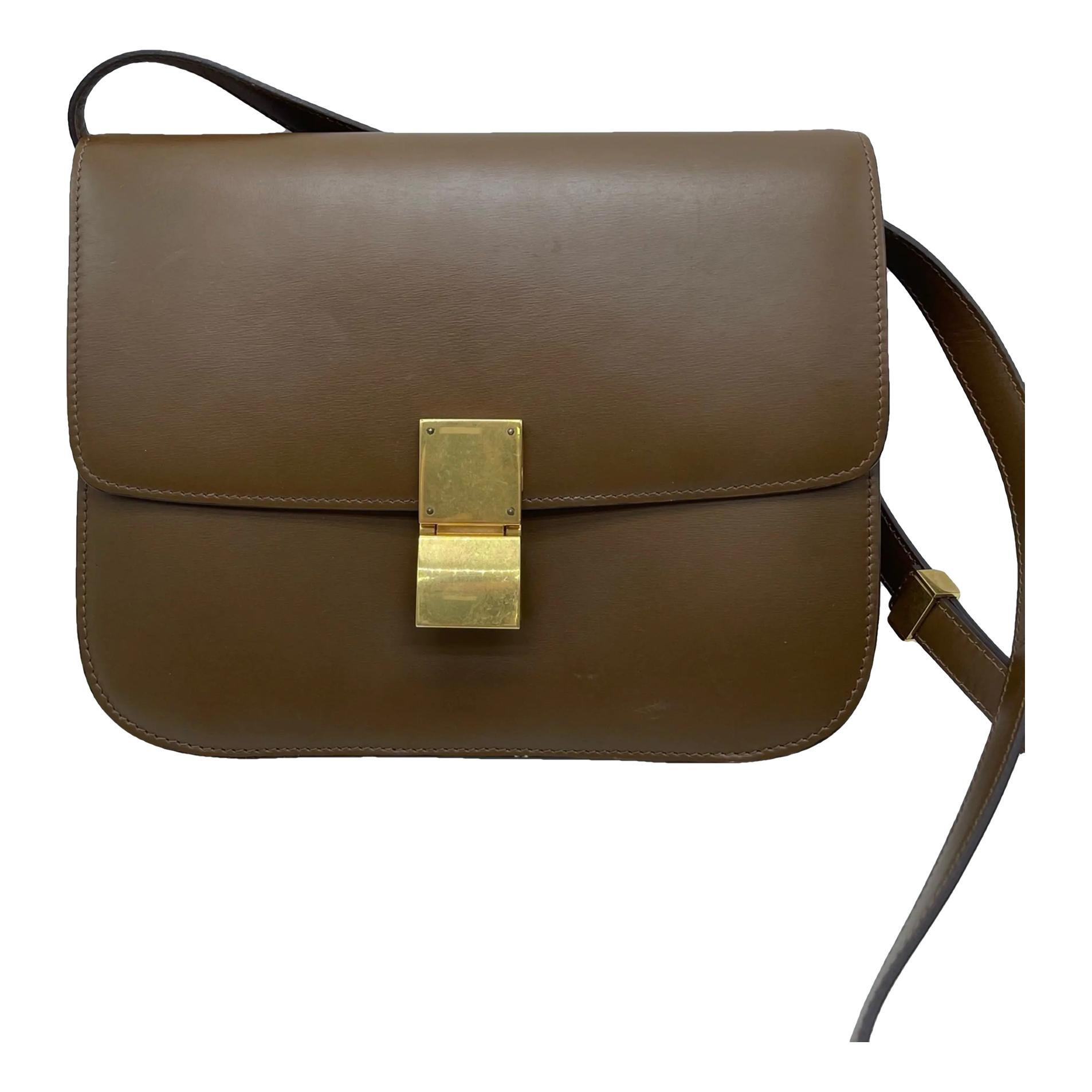 Classic leather handbag