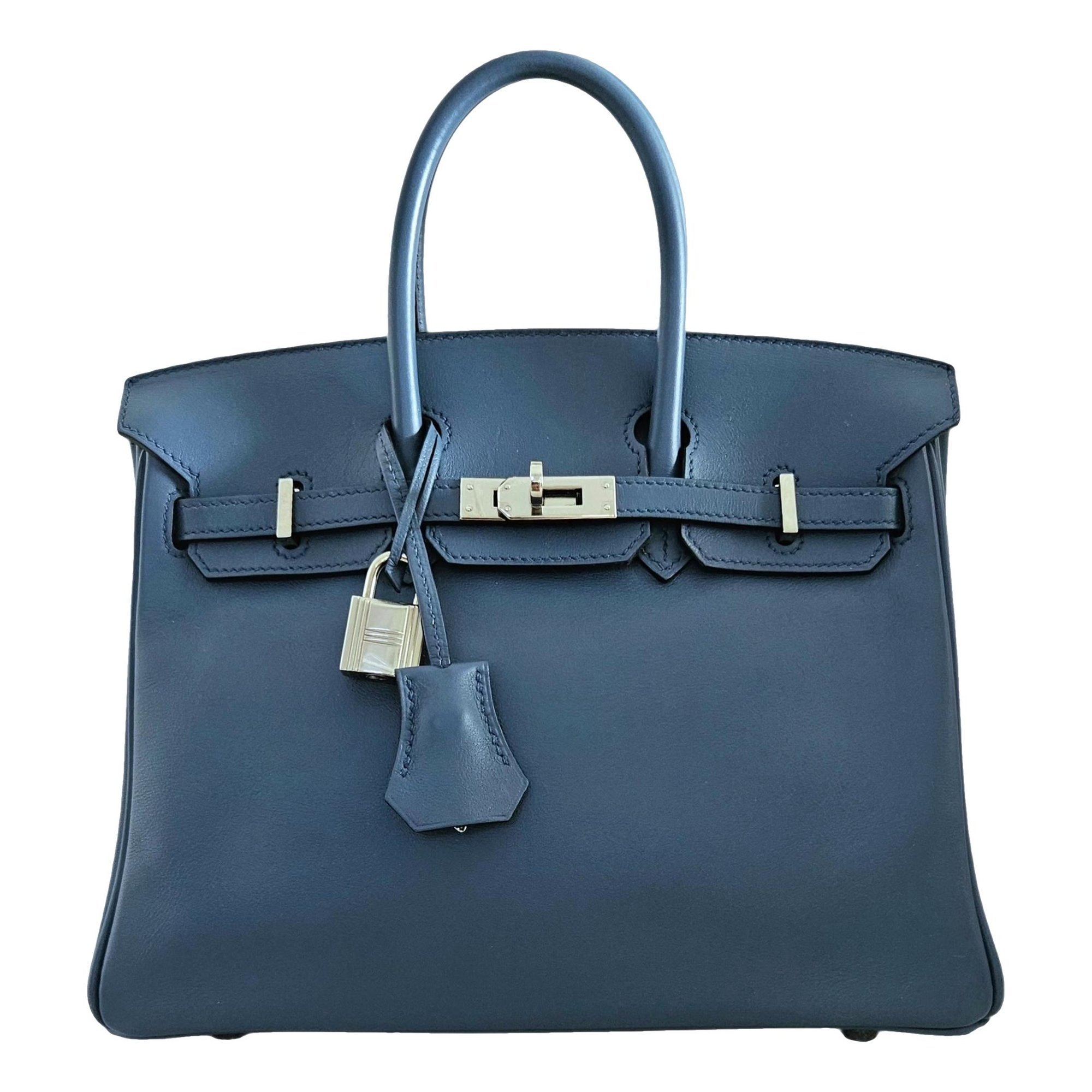 Birkin 25 leather handbag
