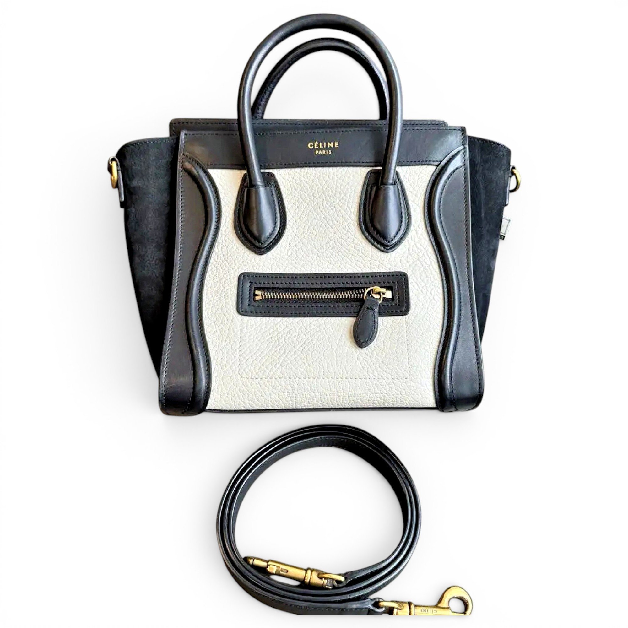 Nano Luggage leather handbag