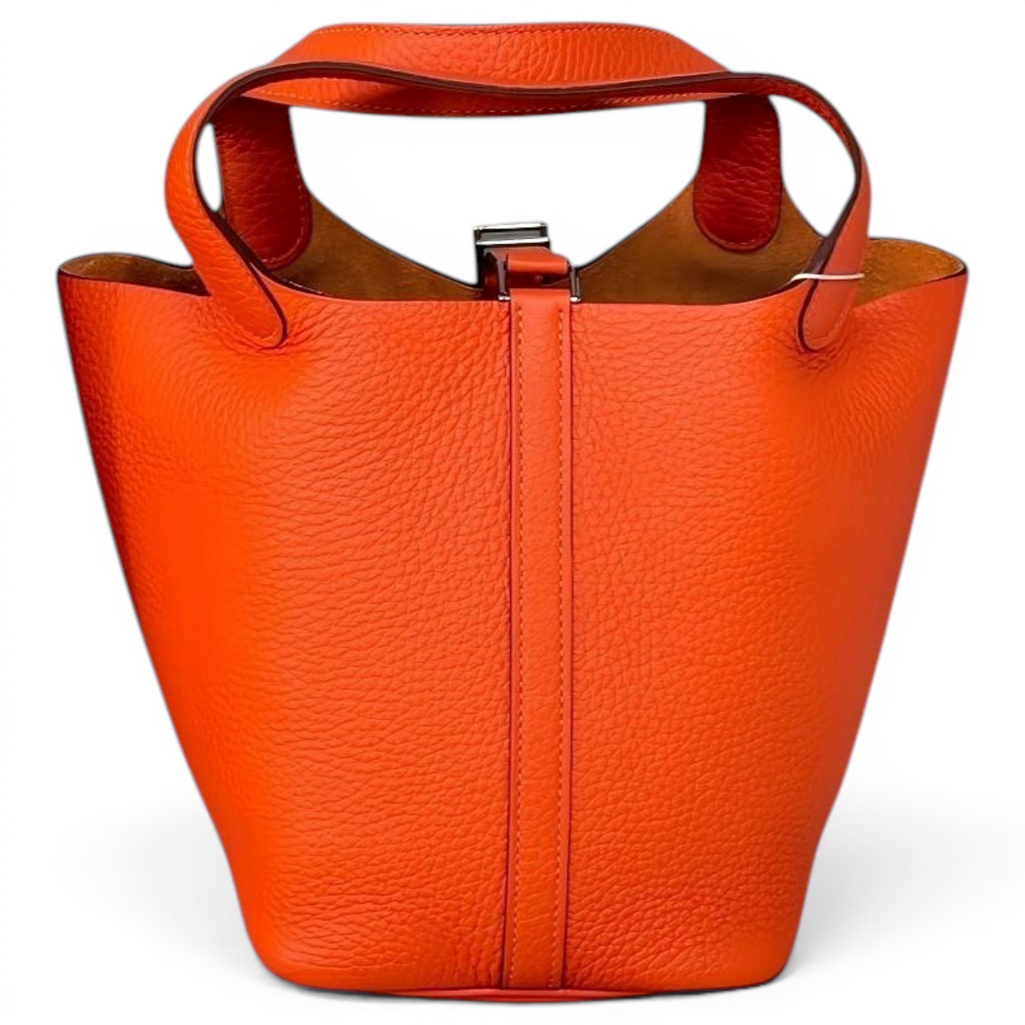 Picotin leather handbag