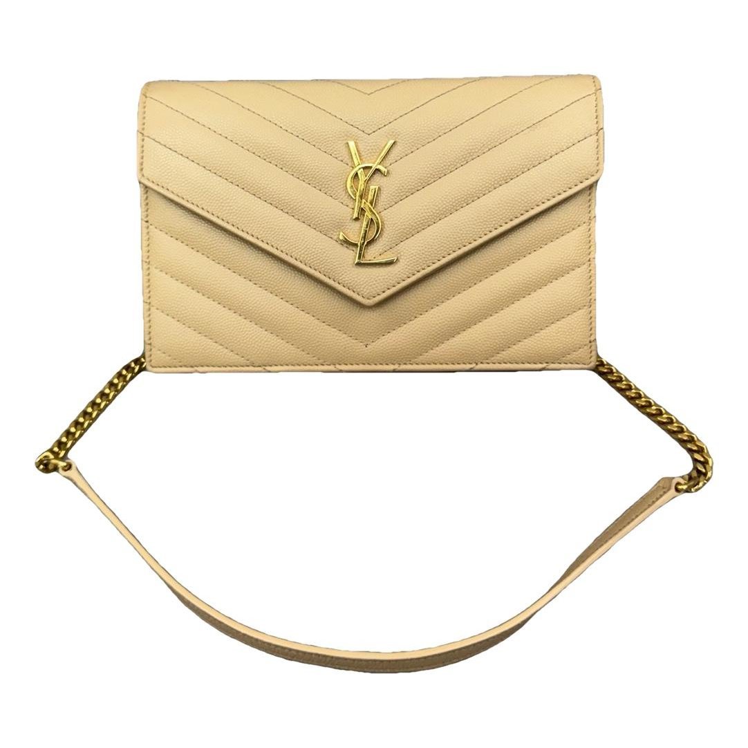 Portefeuille enveloppe leather handbag