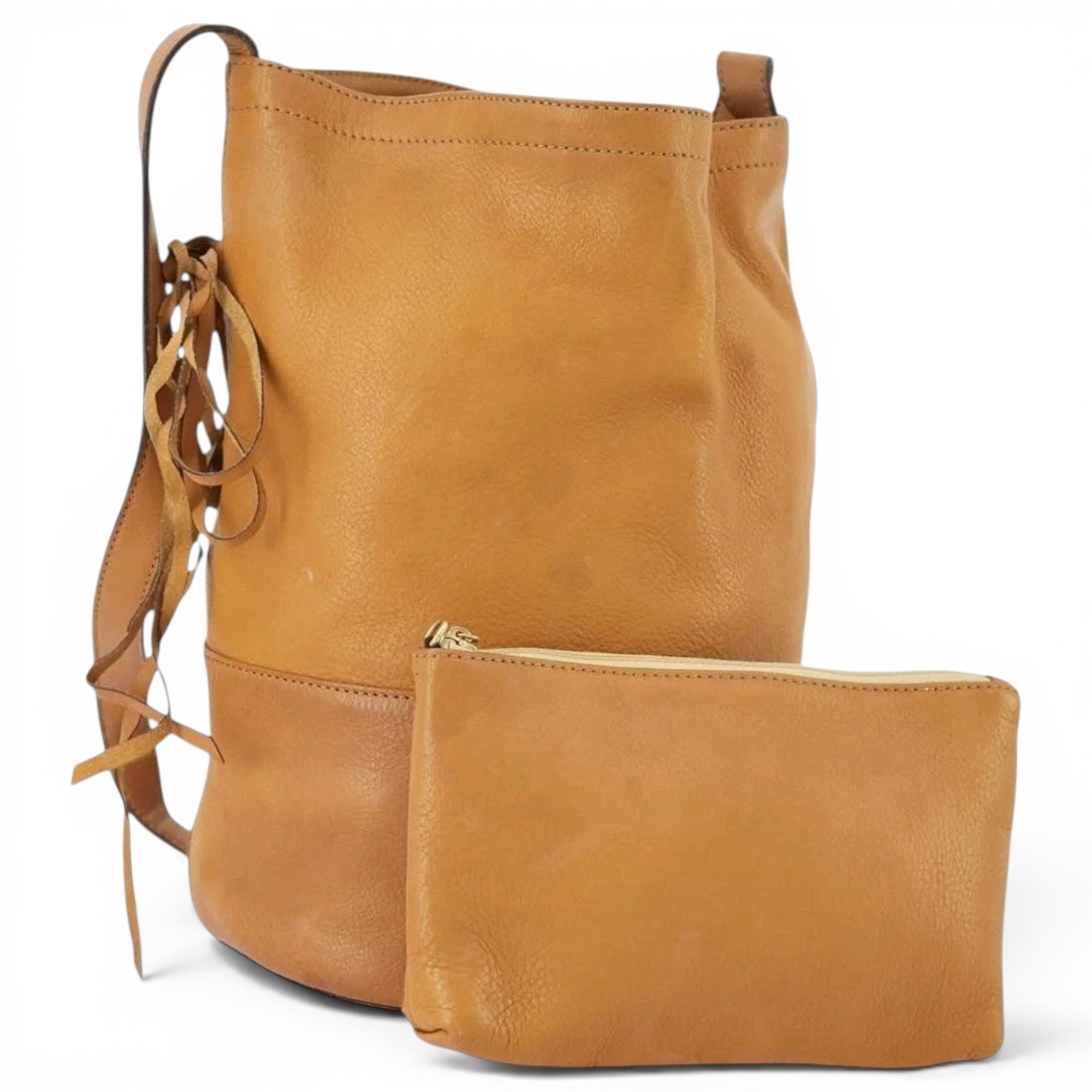 Leather handbag