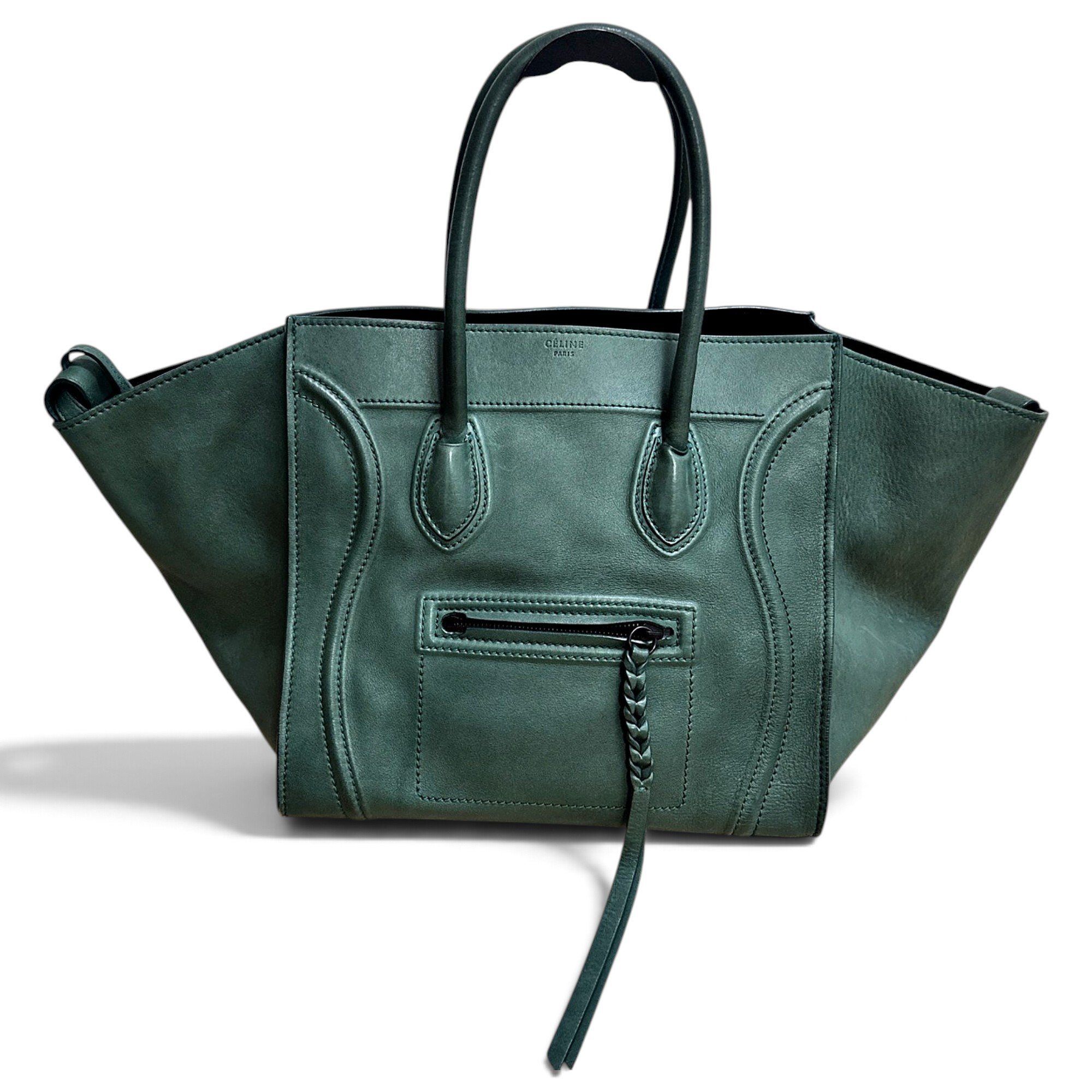 Celine Luggage Phantom leather tote