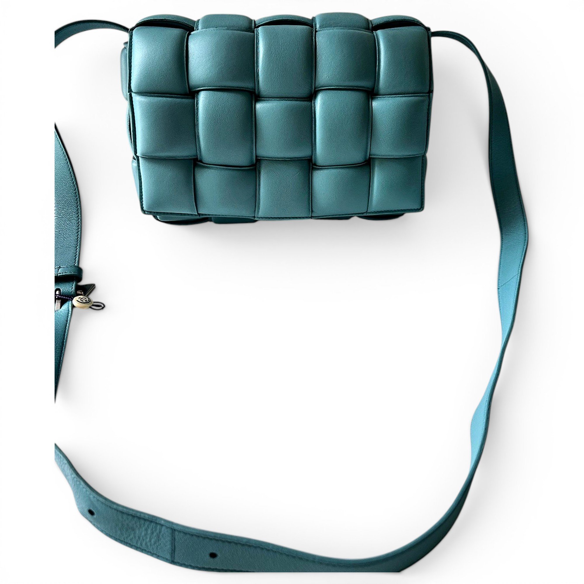 Cassette Padded leather handbag