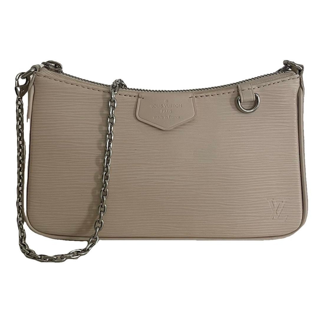 Easy Pouch On Strap leather handbag