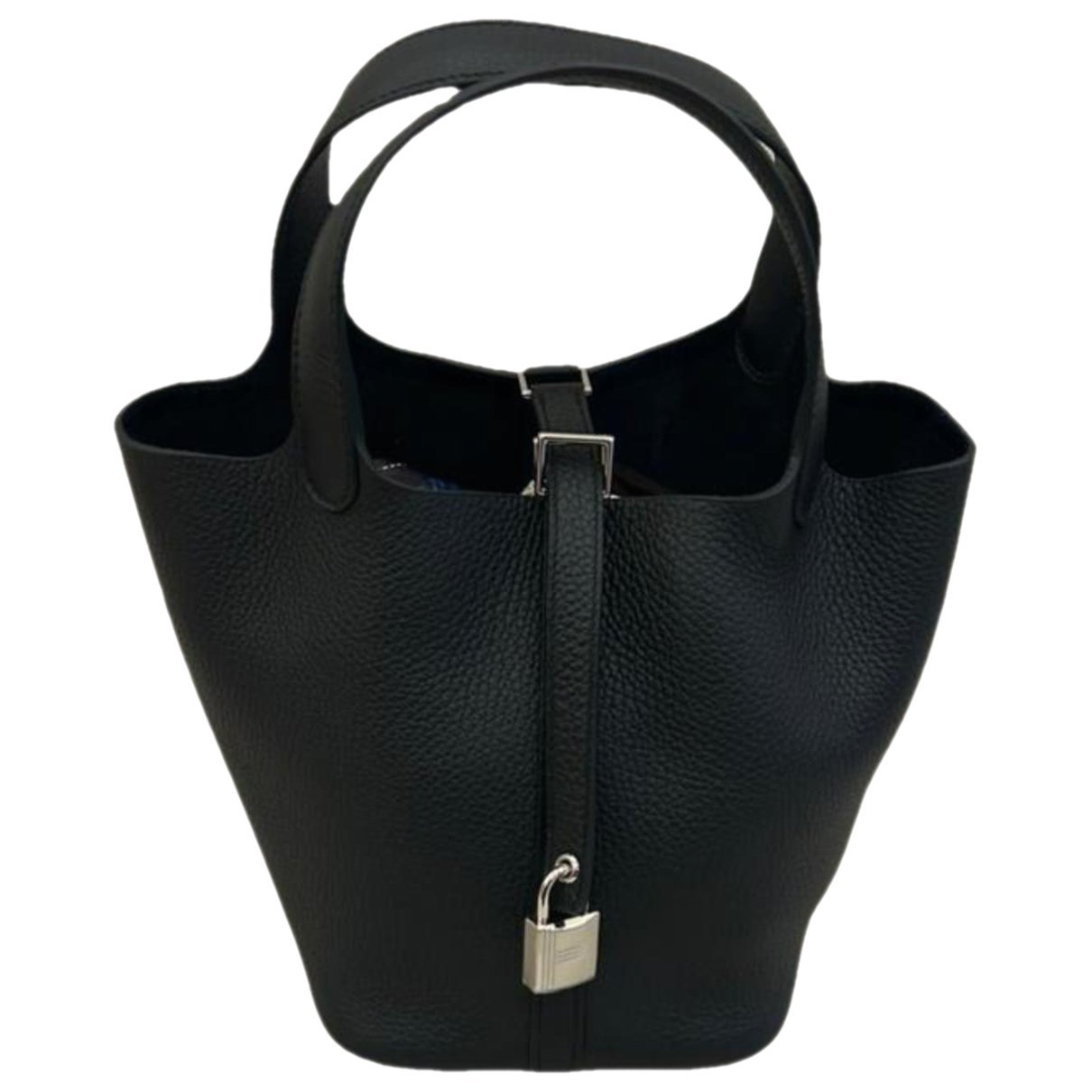 Picotin leather tote