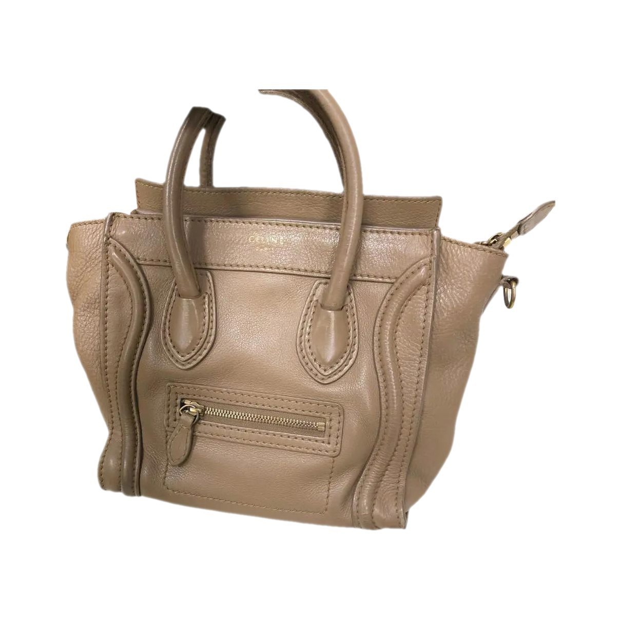 Nano Luggage leather handbag