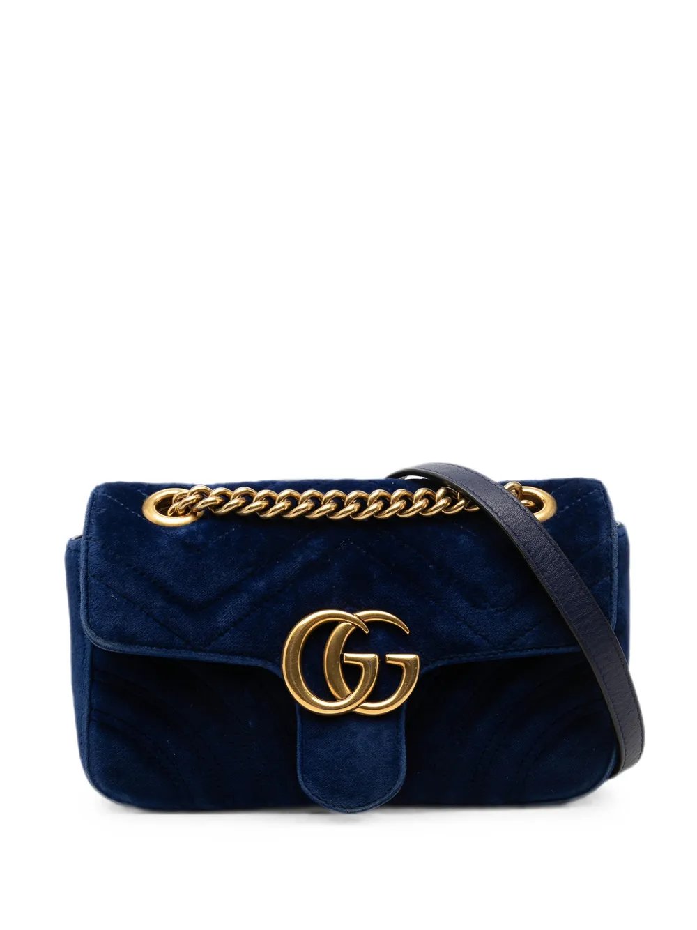 2016-2026 Small GG Marmont Matelasse Velvet shoulder bag