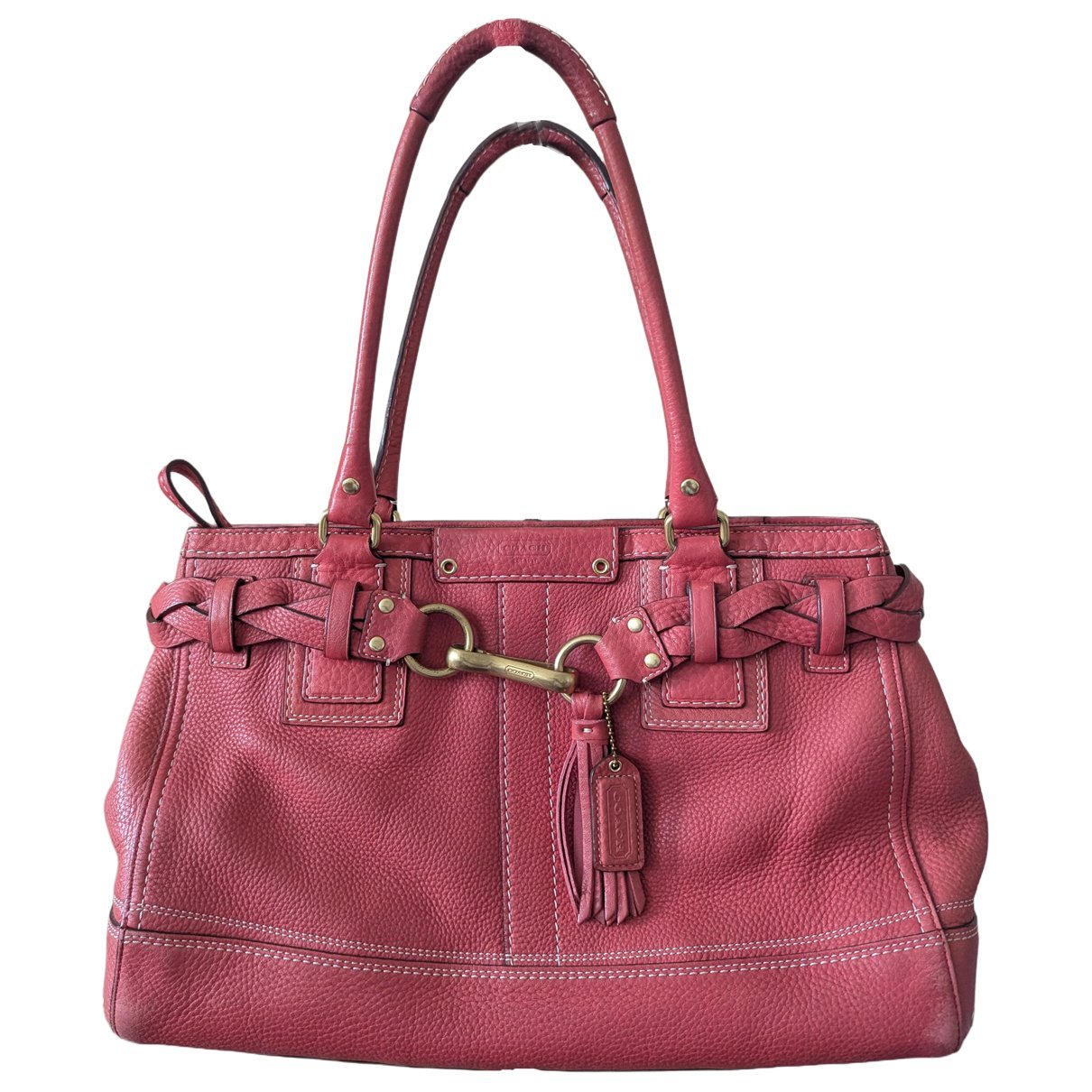 Leather handbag
