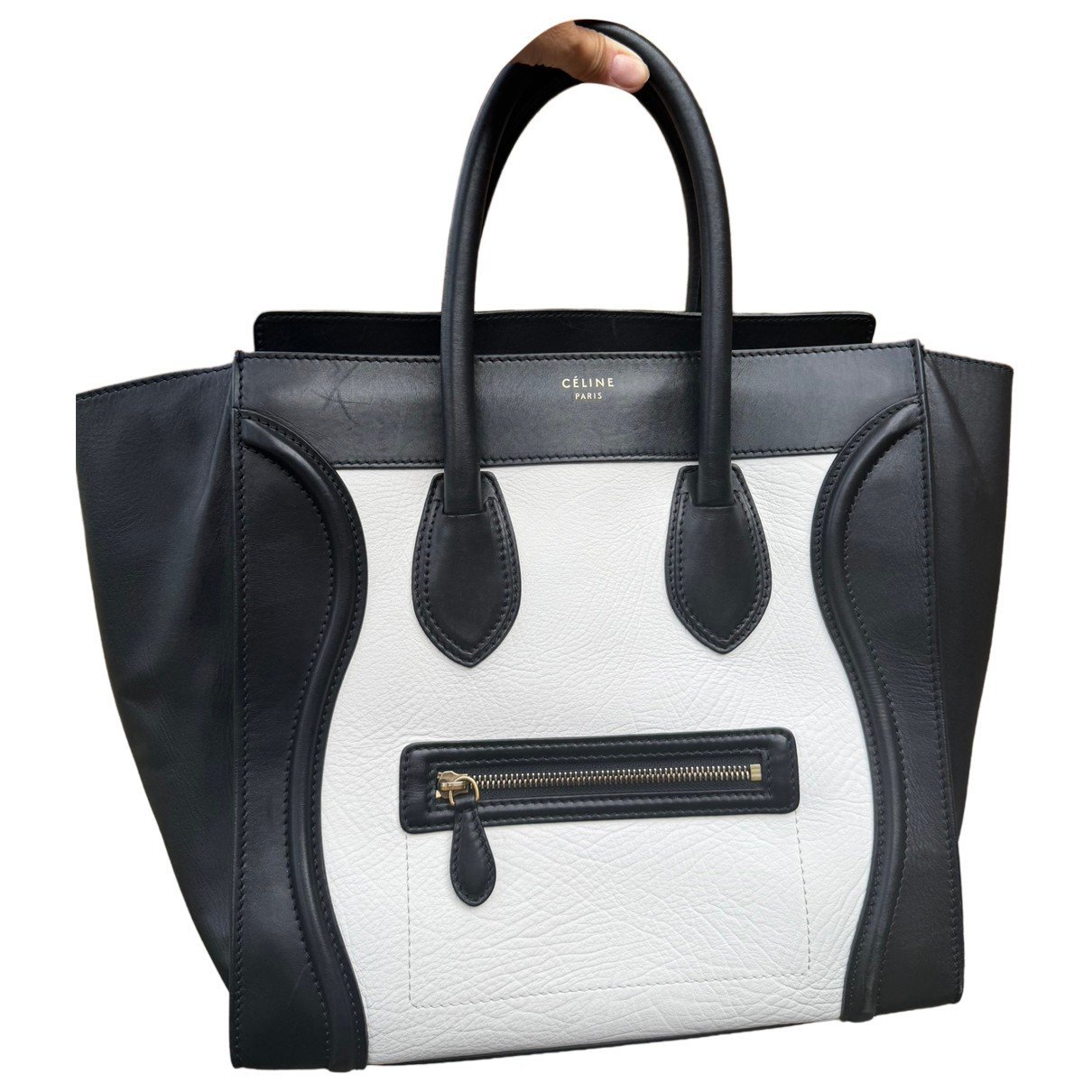 Luggage leather handbag