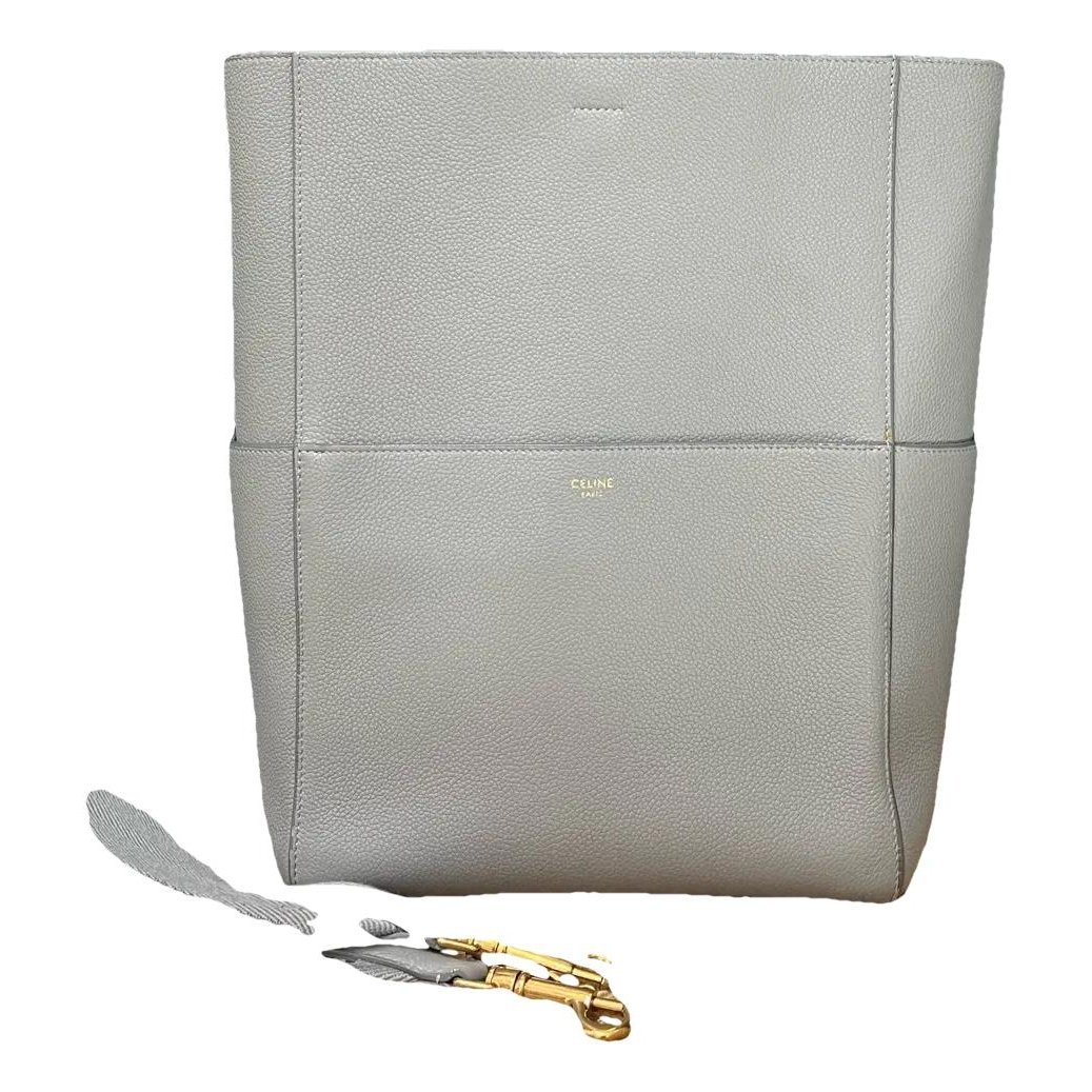Seau Sangle leather handbag