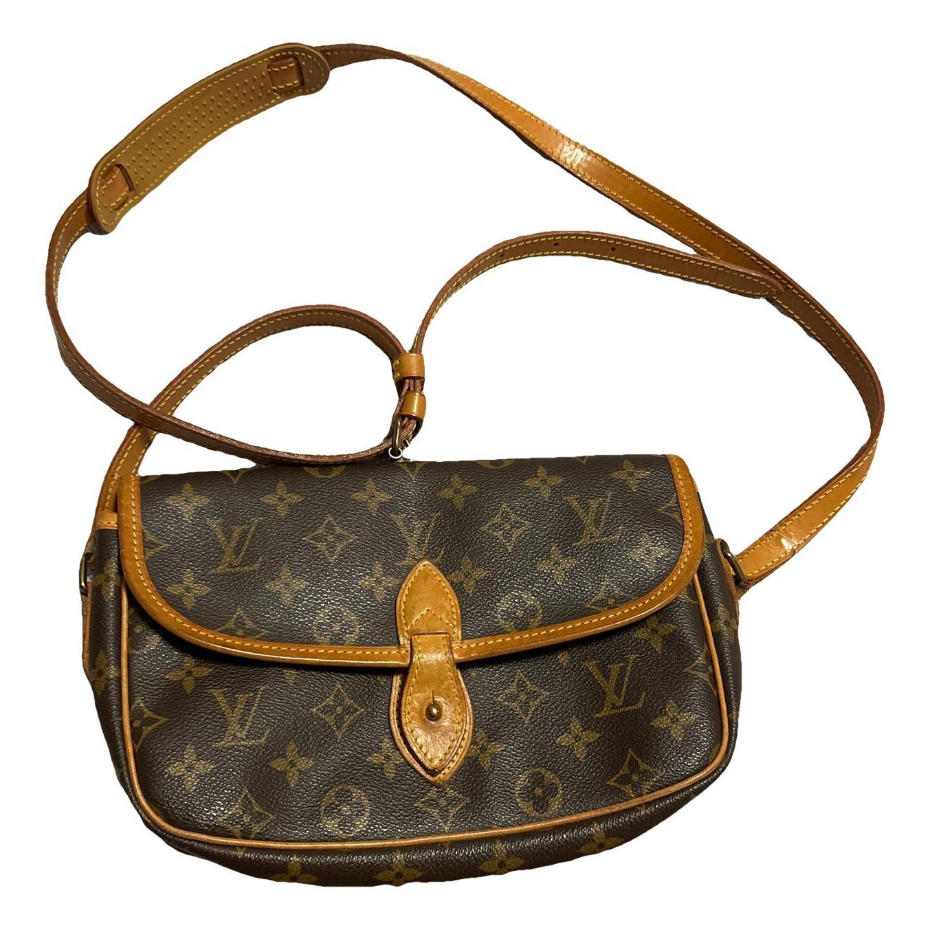 Gibeciere leather crossbody bag