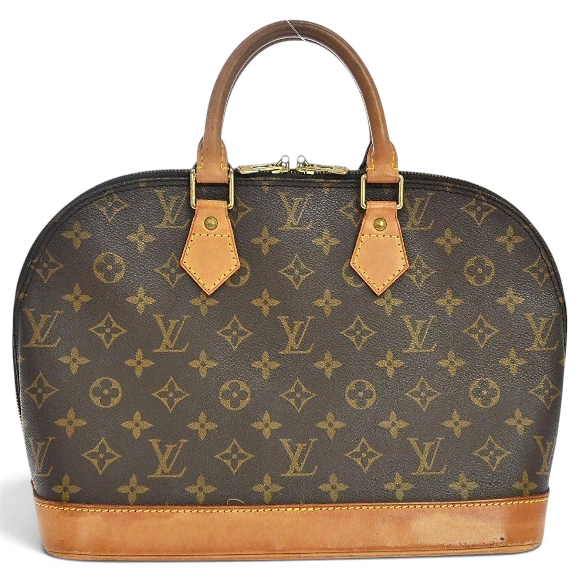 Louis Vuitton Alma cloth handbag