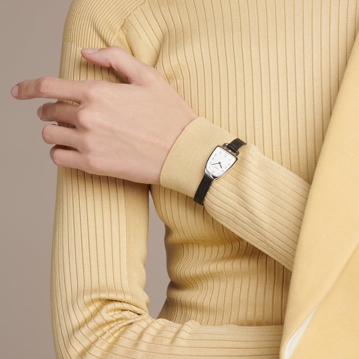 Sans Coloris Galop d'Hermès Watch, Medium Model, 32 MM