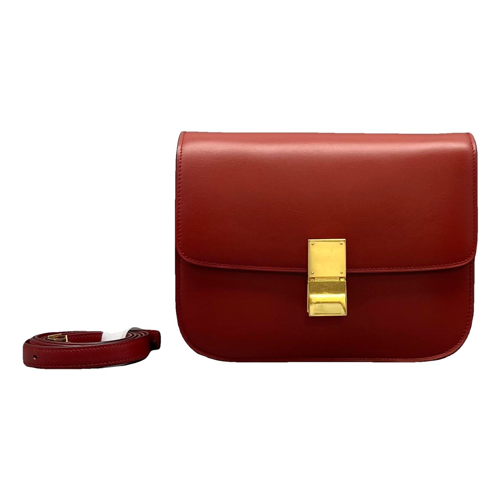 Classic leather handbag