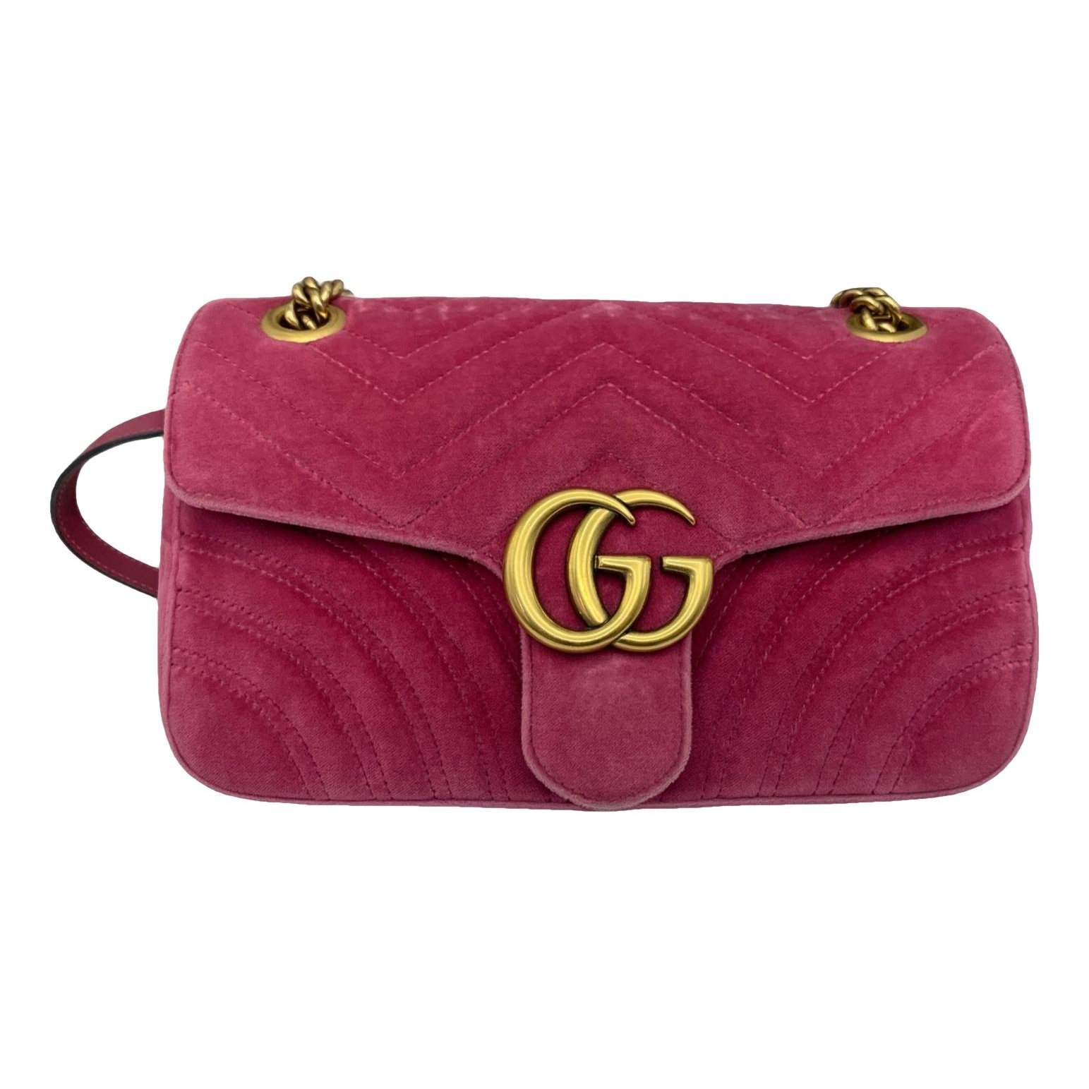 Marmont velvet crossbody bag